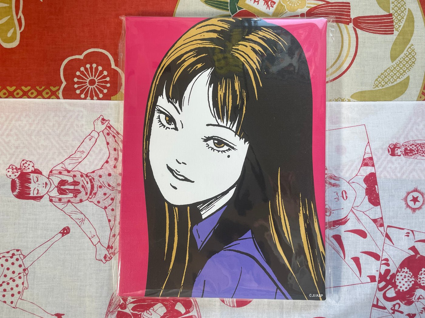 Junji Ito's Tomie (Pink) Canvas Print