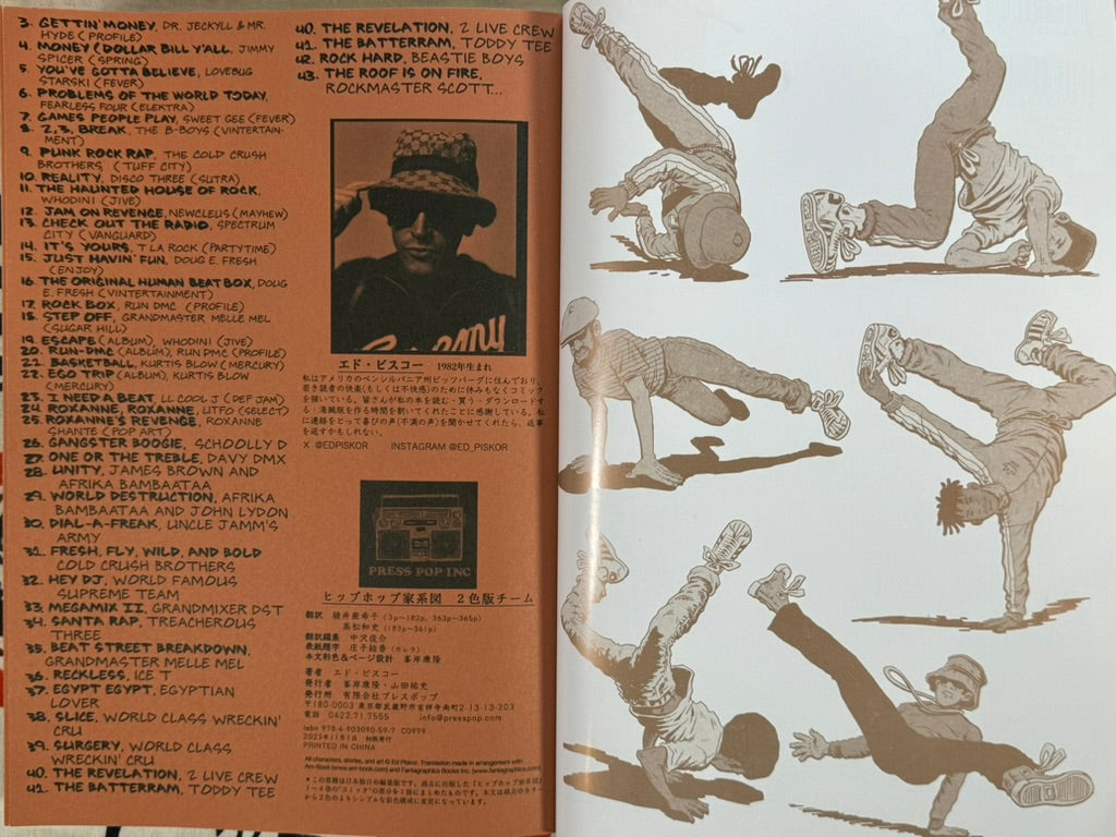 Hip Hop Family Tree 1970s-85 JP Version by Ed Piskor (2023/Presspop)