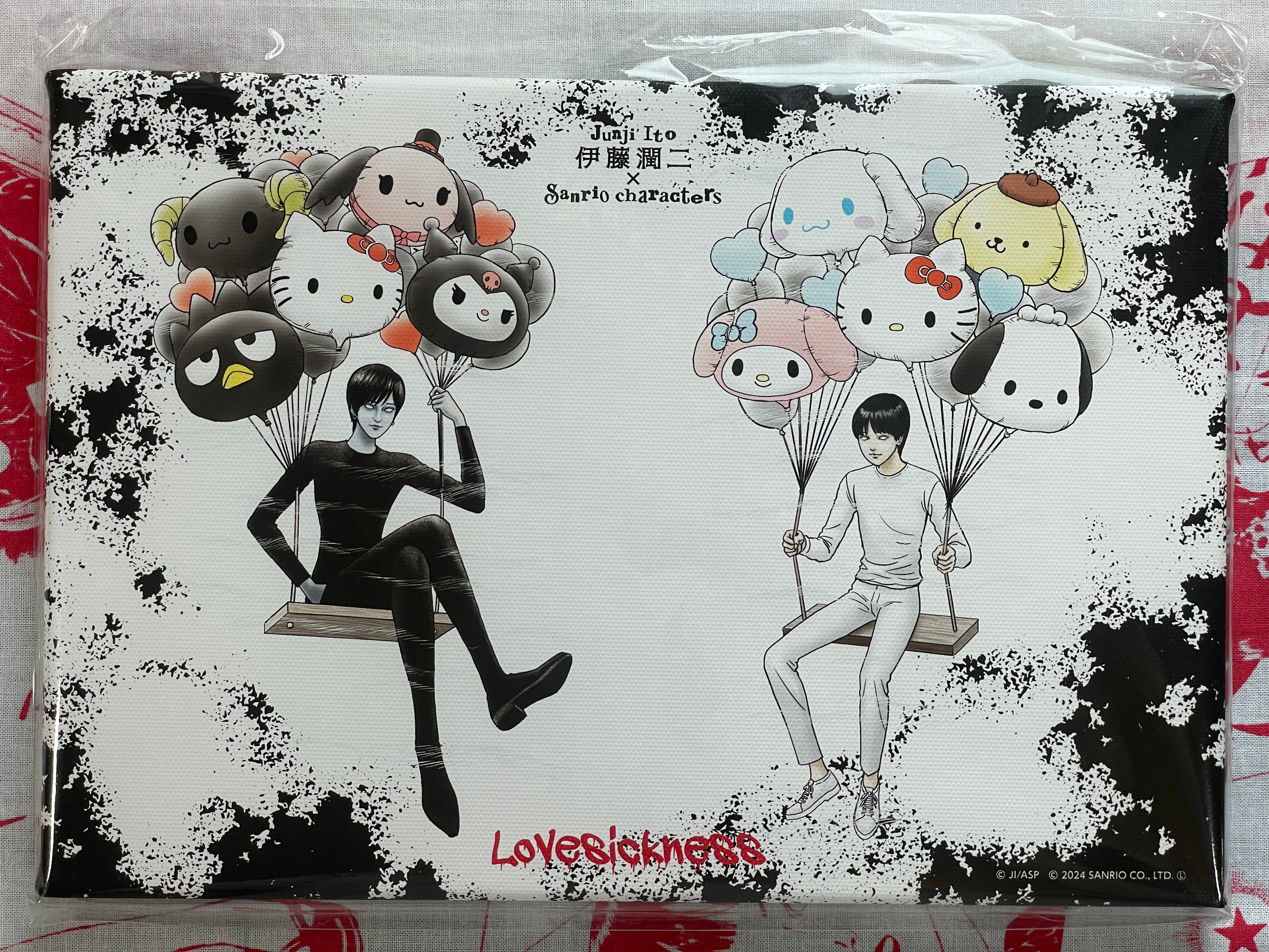 Junji Ito x Sanrio: Love Sickness Canvas Print