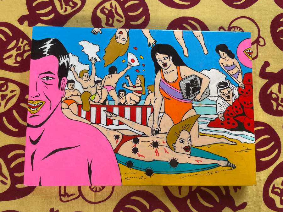 Koichi Matsuda Original Art "Beach Party" (2024)