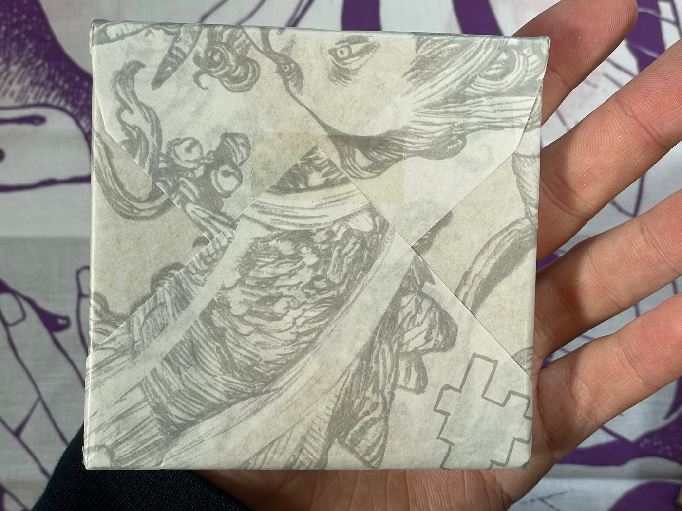 Katsuya Terada Tile Cup Coaster w/ Rice Paper Seal