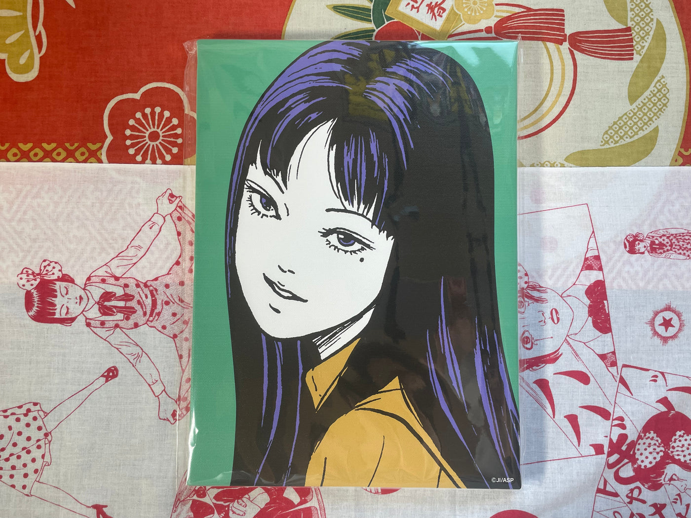 Junji Ito's Tomie (Green) Canvas Print