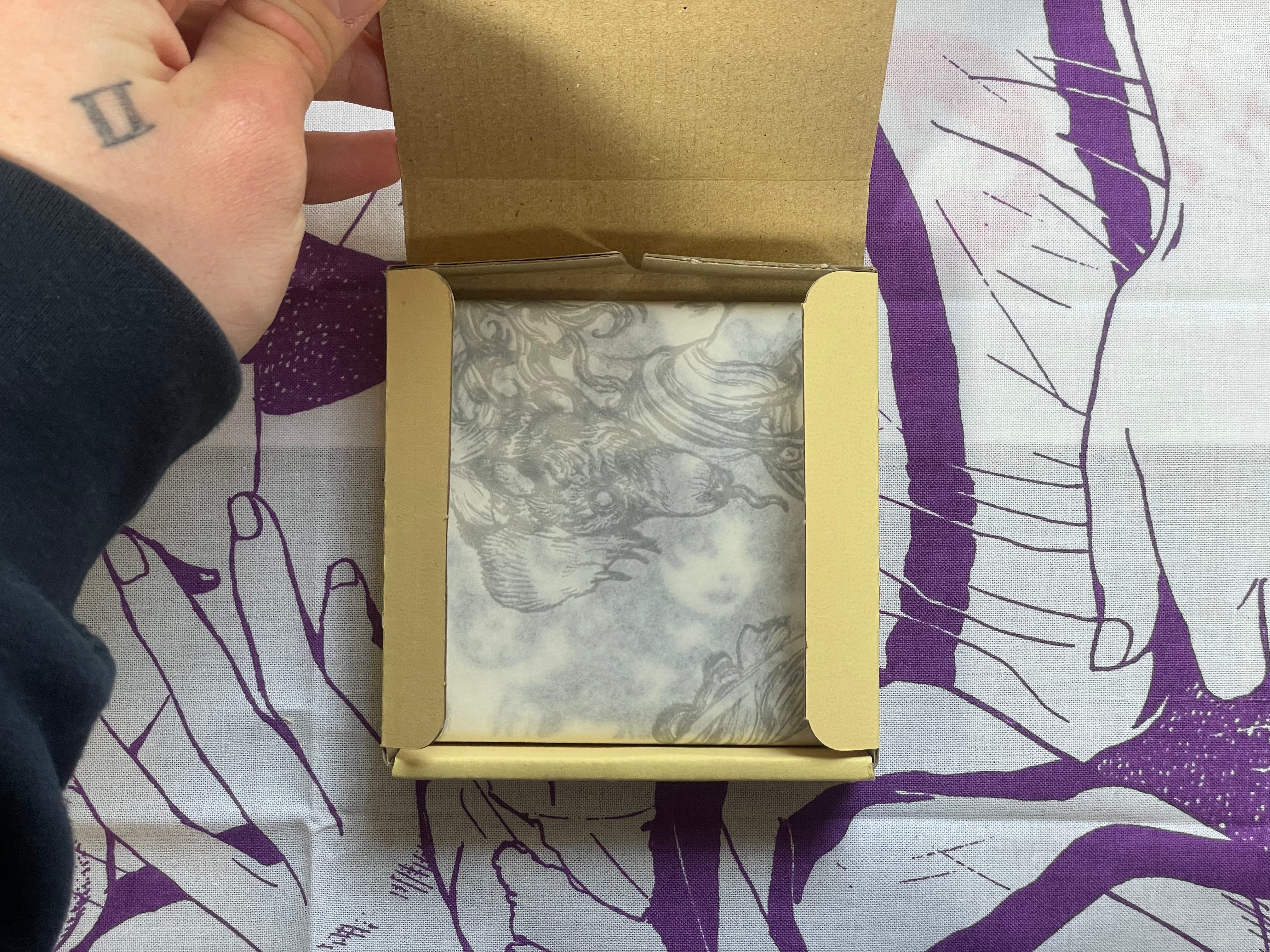 Katsuya Terada Tile Cup Coaster w/ Rice Paper Seal