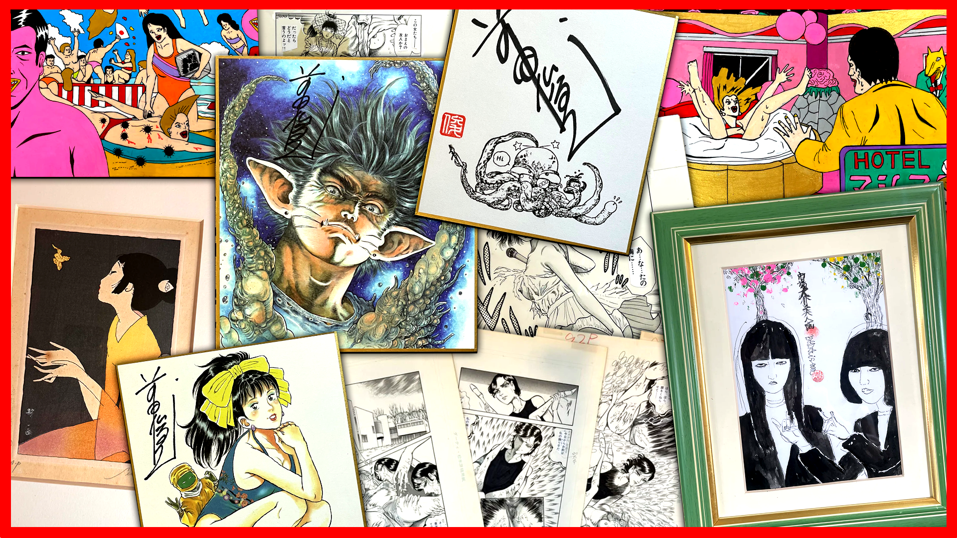 Original Art, Signed Prints & Cels