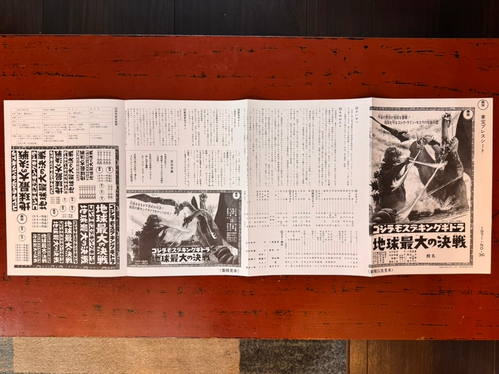 Godzilla, Mothra, King Ghidorah: The Greatest Battle on Earth - Movie Promo Set by Toho Champion Festival-thumbmail-3