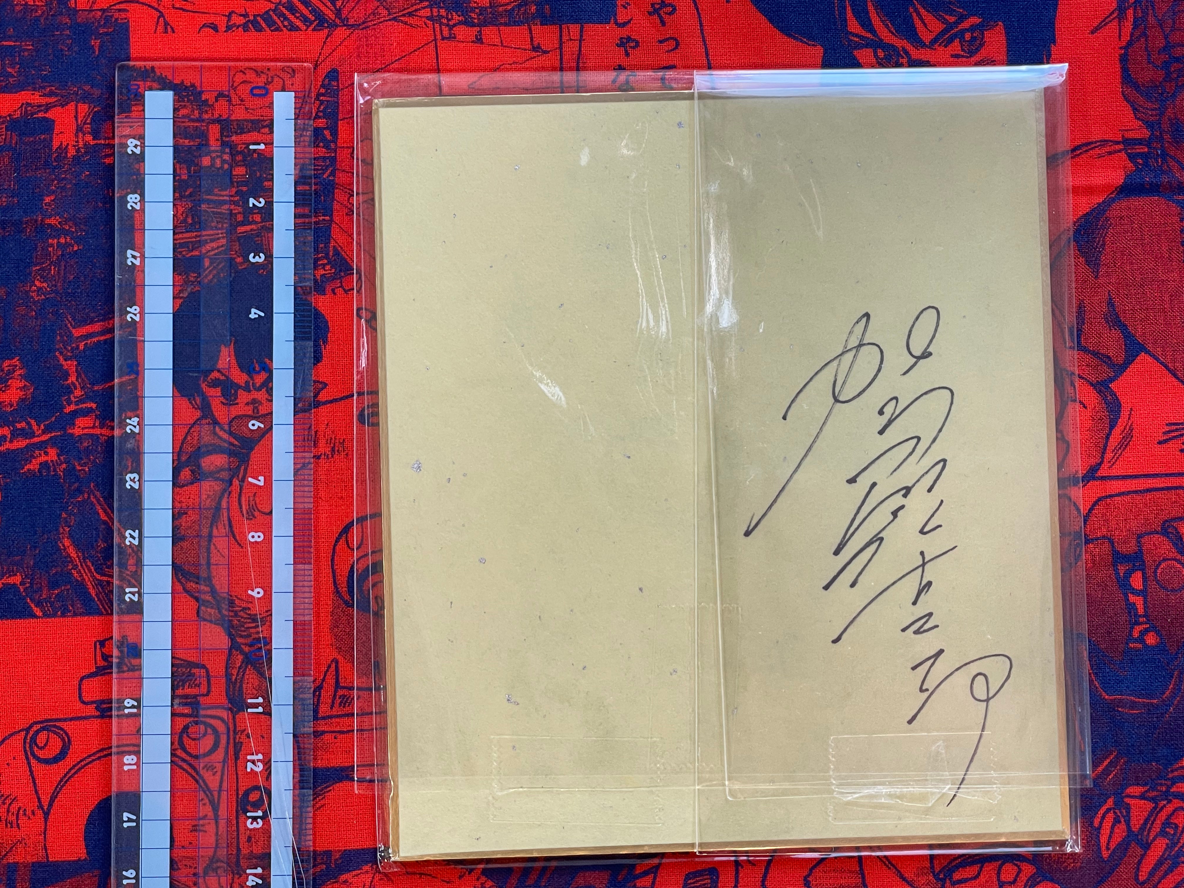 SIGNED Kago Shintaro Small Shikishi Art Print- Tropical Thai Yokai