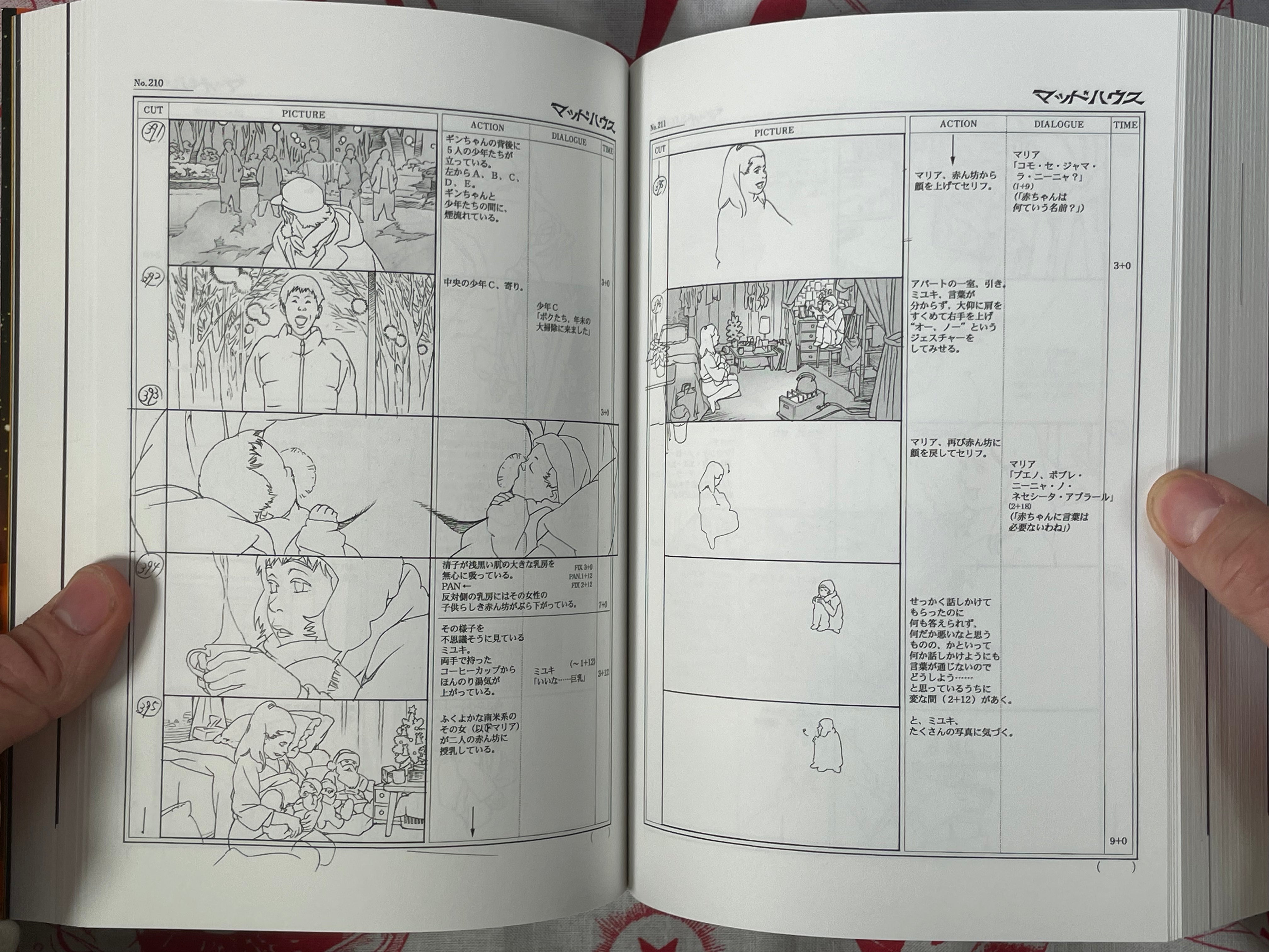 Tokyo Godfathers Storyboard Book by Satoshi Kon