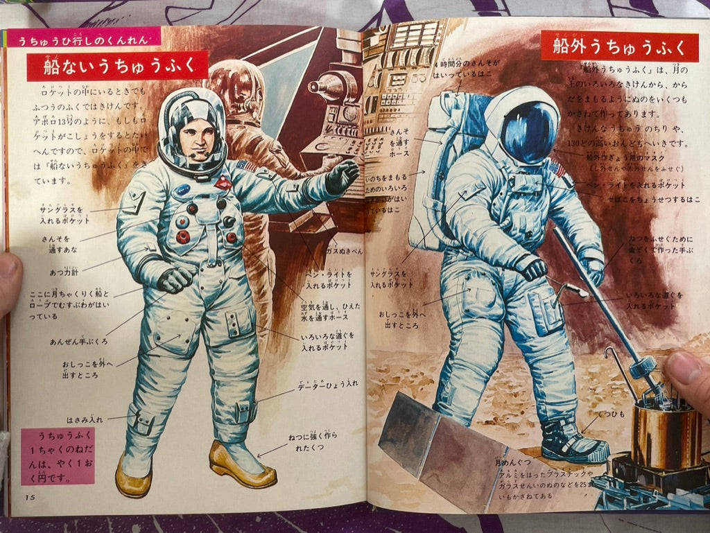 Why What: Marvels of Moon and Space - slipcover + hardcover by Shogakukan (1971)