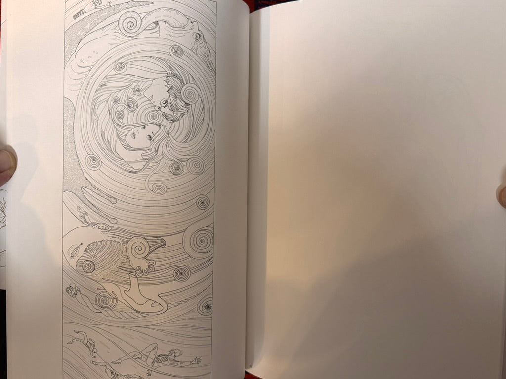 Junji Ito's 40th Anniversary Coloring Book Selection