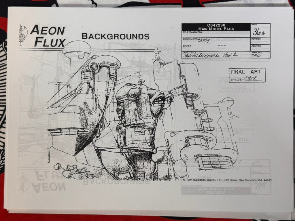 Aeon Flux Settei Animation Guides by Peter Chung (1991)-thumbmail-15