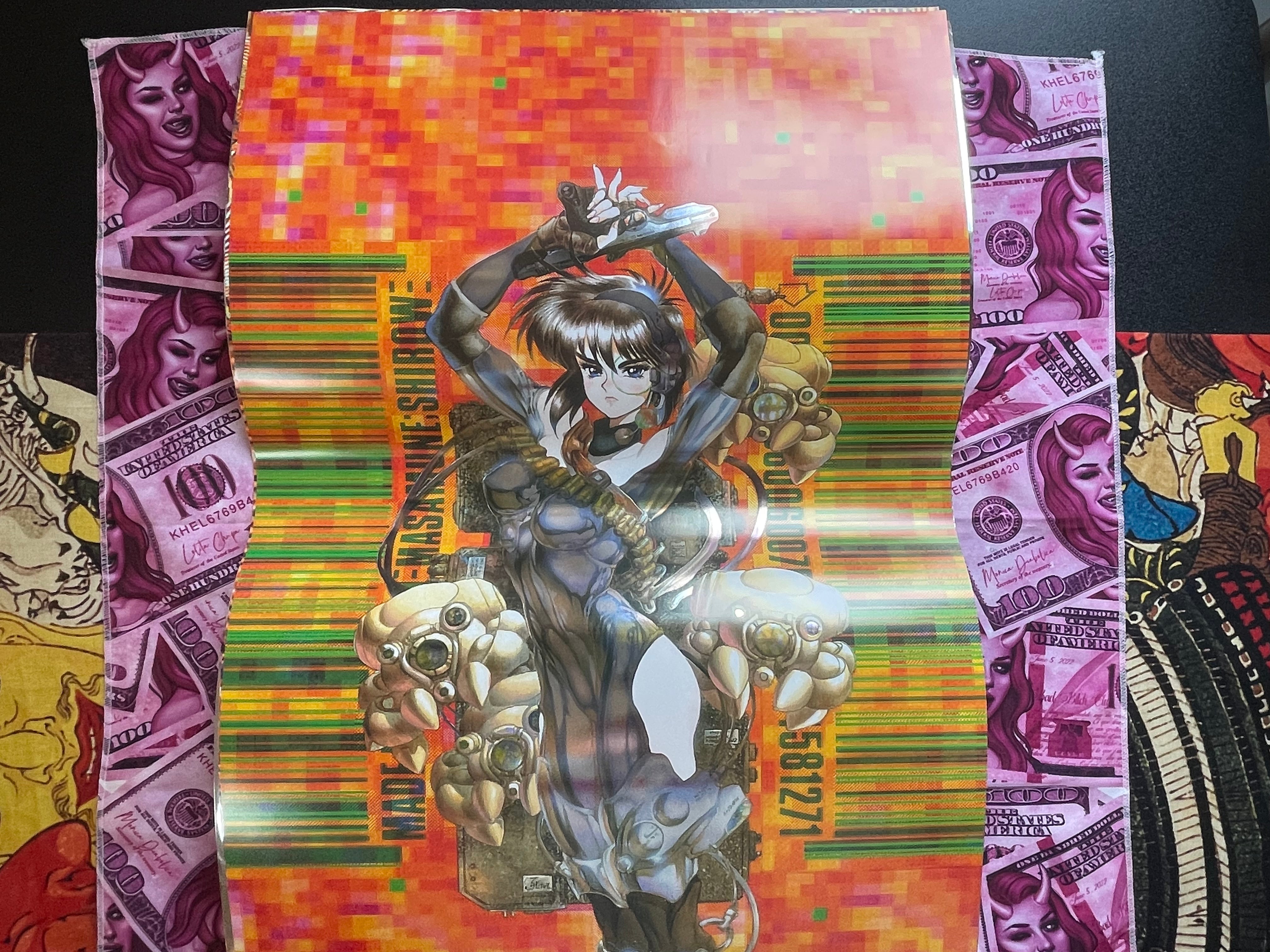 Cyberdelics Ghost in the Shell Super Graphic Collection Box Set w/ Shipping Box