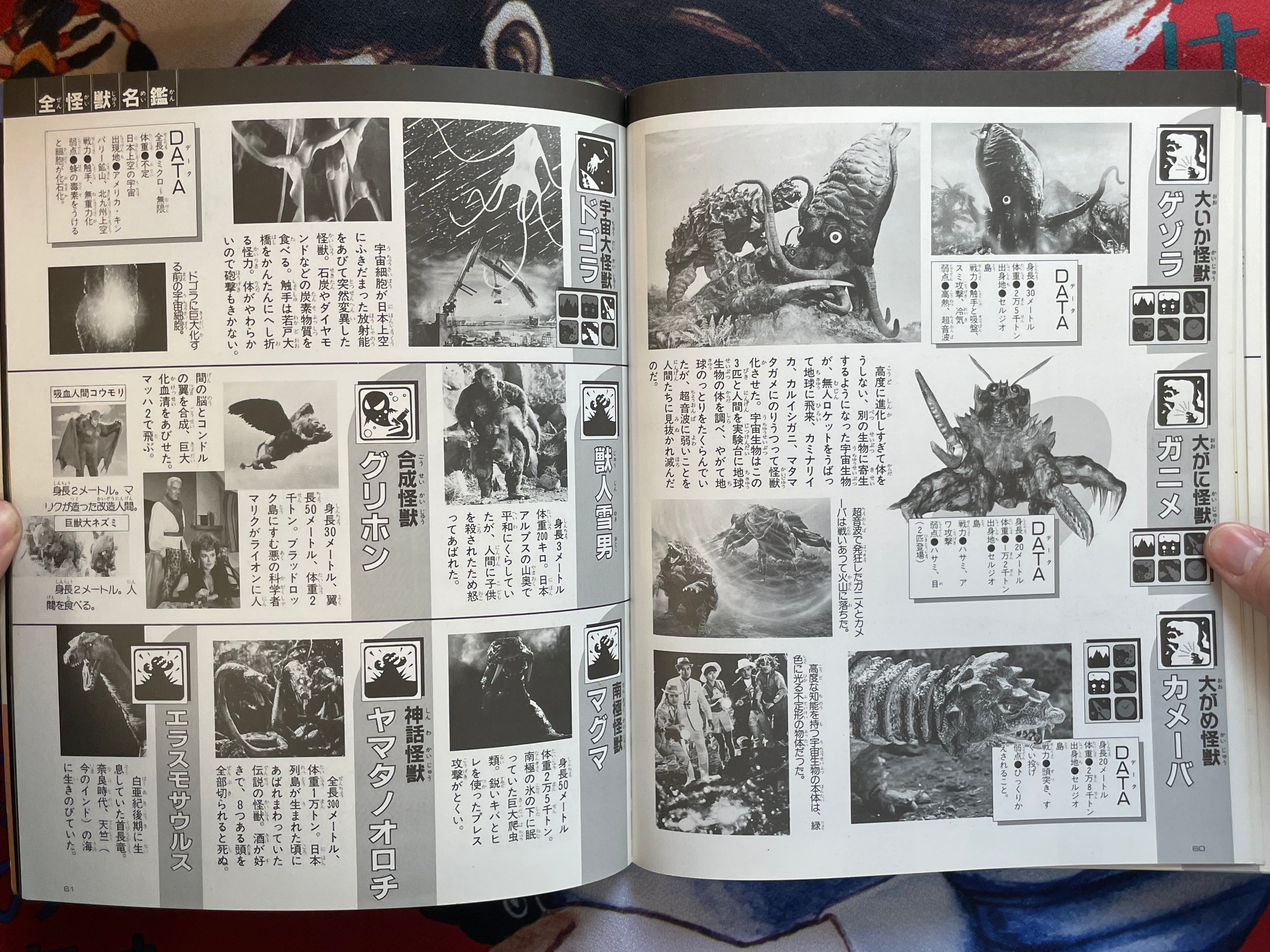 Godzilla Fierce Battle Super Guide Book by Uchusen Extra Edition Ultra Books (1992)-thumbmail-13
