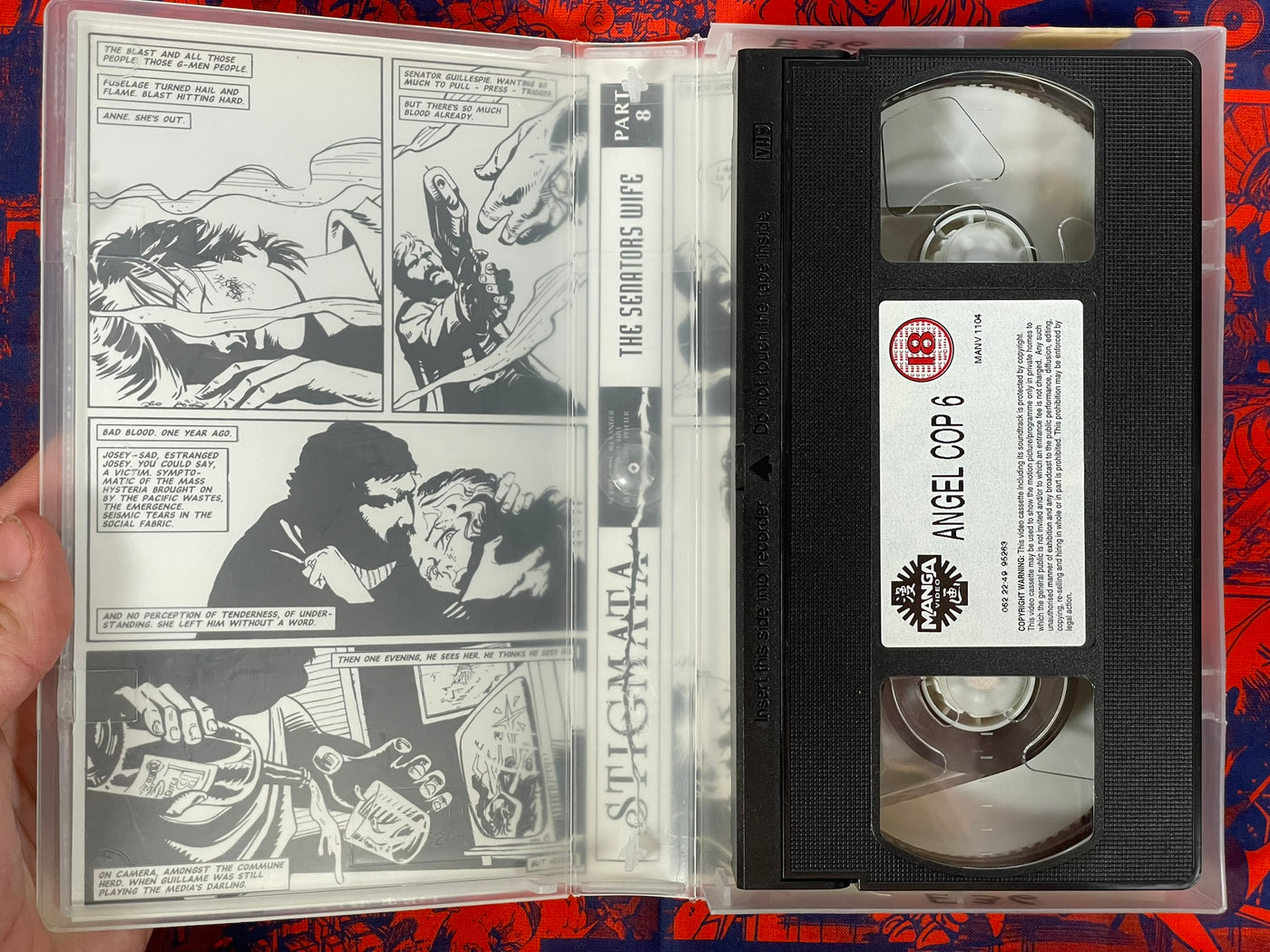 Angel Cop 1 & 6 VHS (PAL)