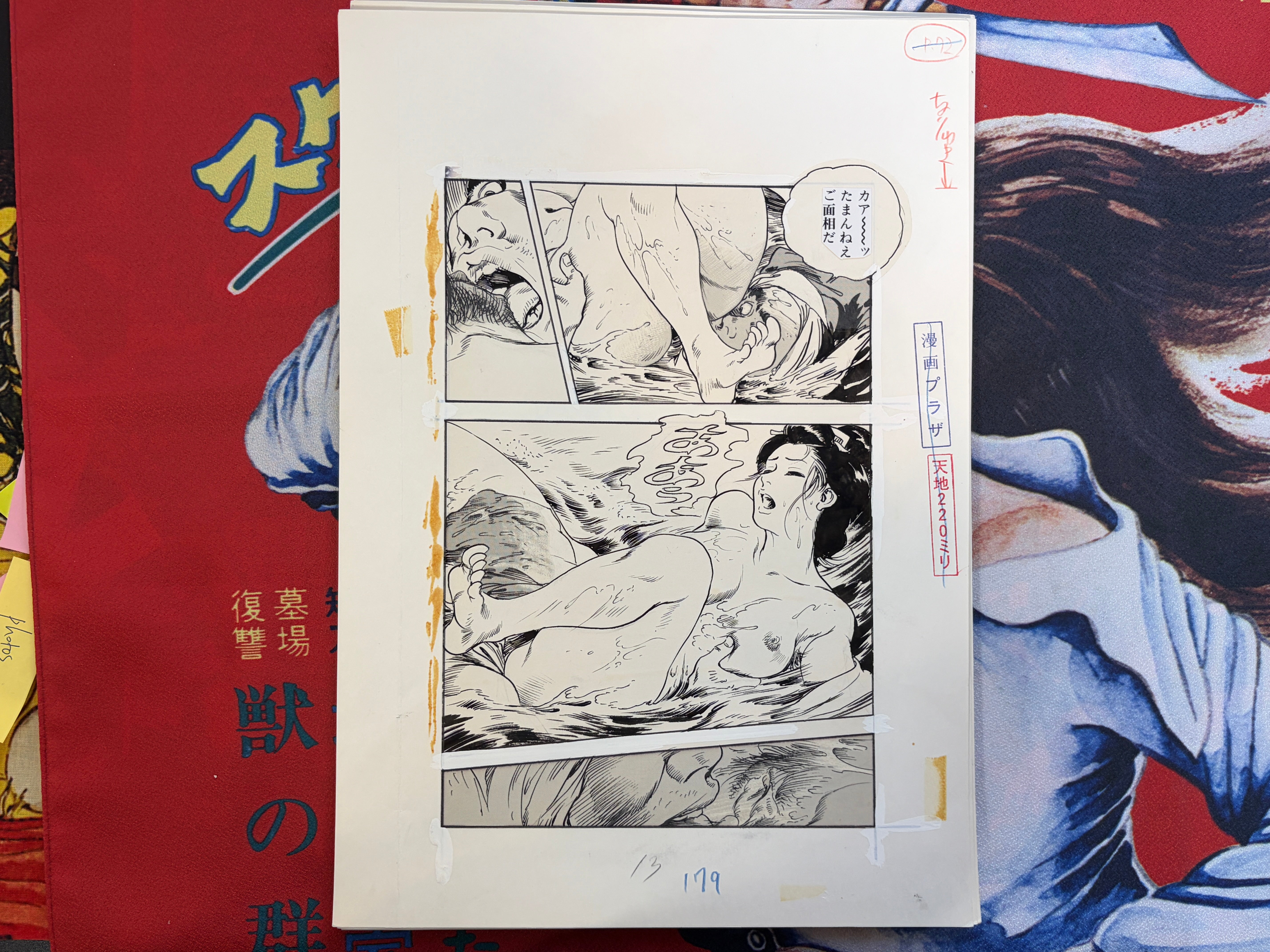 Ken Tsukikage Genga Artwork (Set of 22 Pages) - COE Included