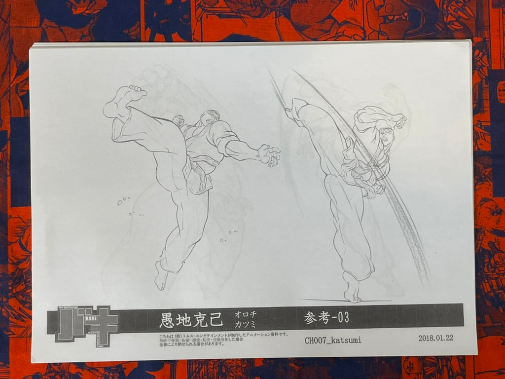 Baki Settei Shiryoshi Set (32 Pages) (Photocopies)