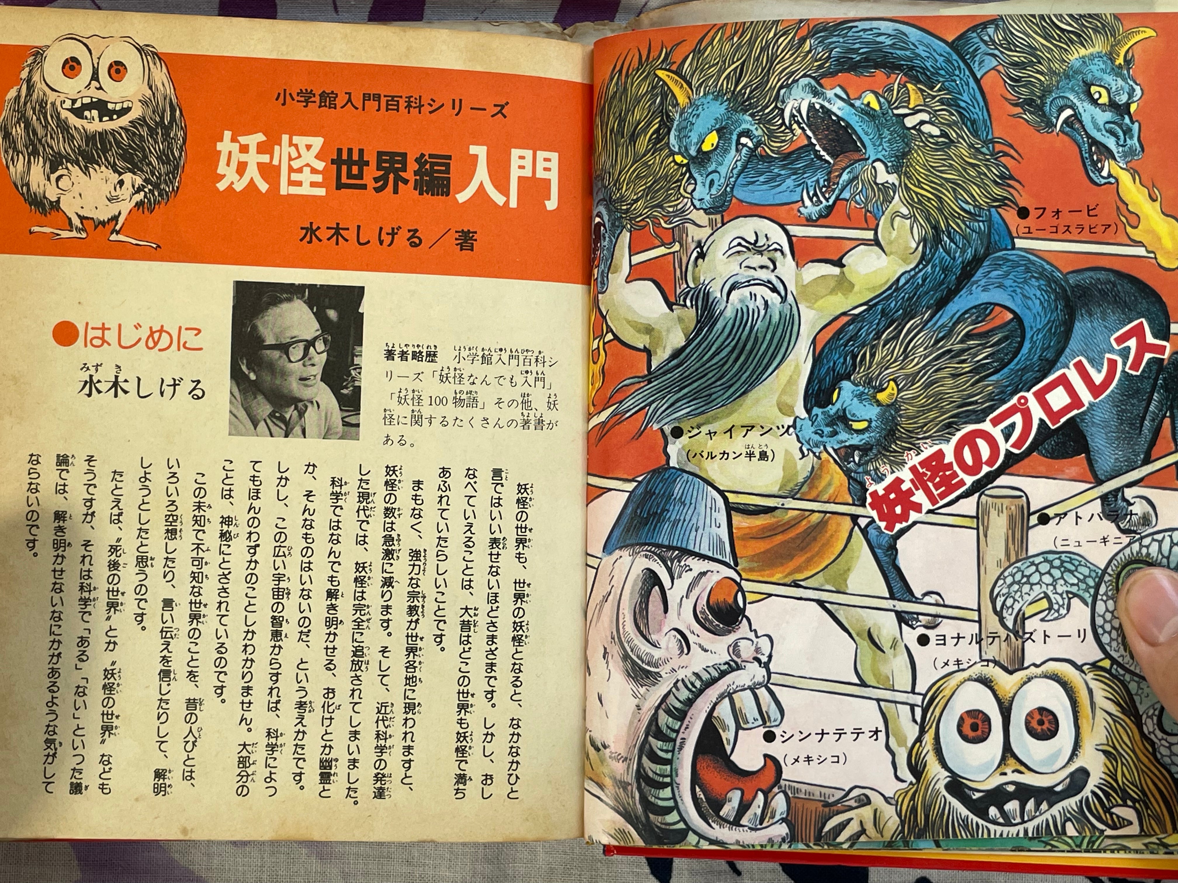 Introduction to Yokai of the World #76 by Shogakukan ft. Mizuki Shigeru (1979)