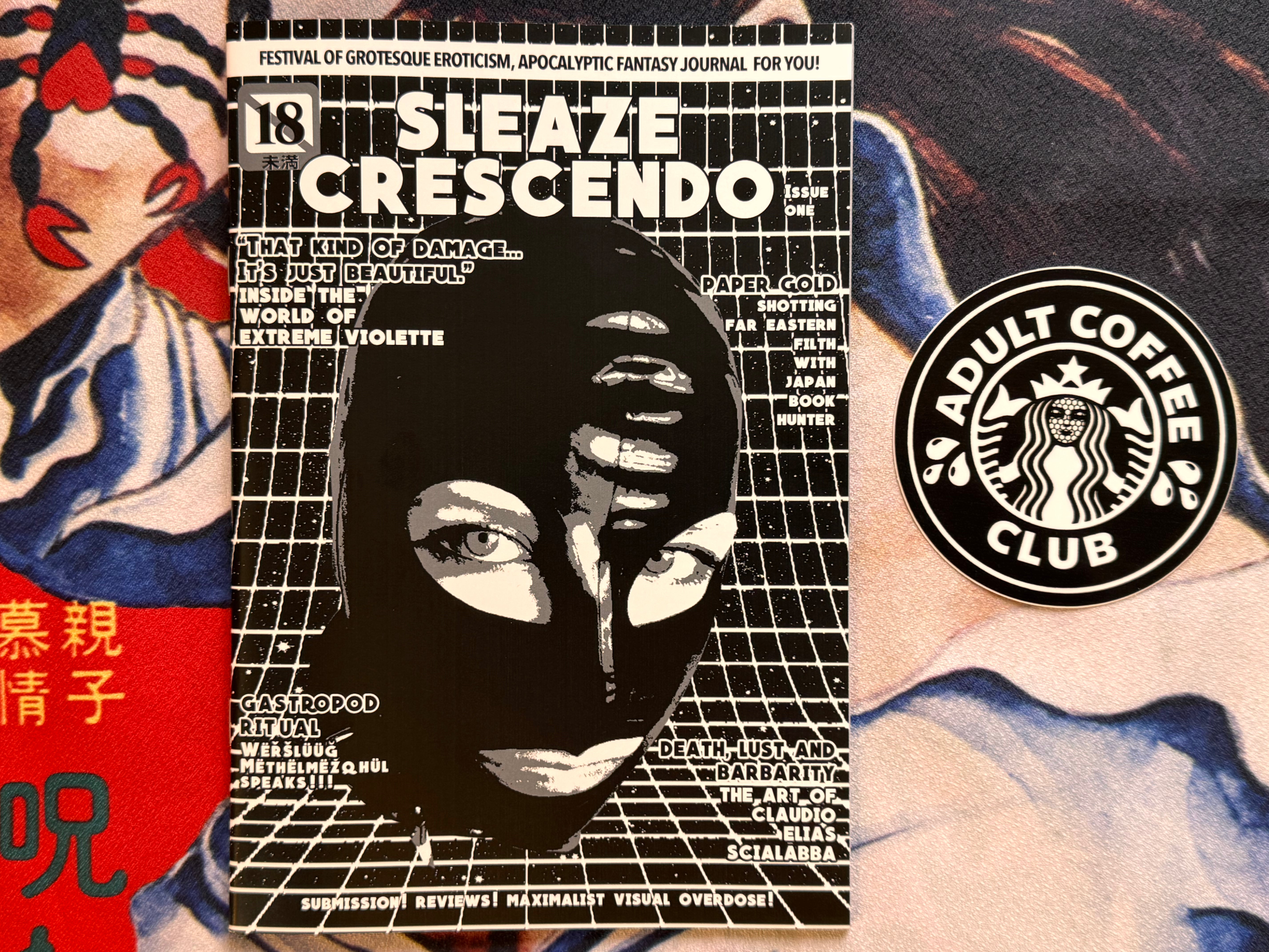 Sleaze Crescendo Issue One w/ Limited Poster & Sticker