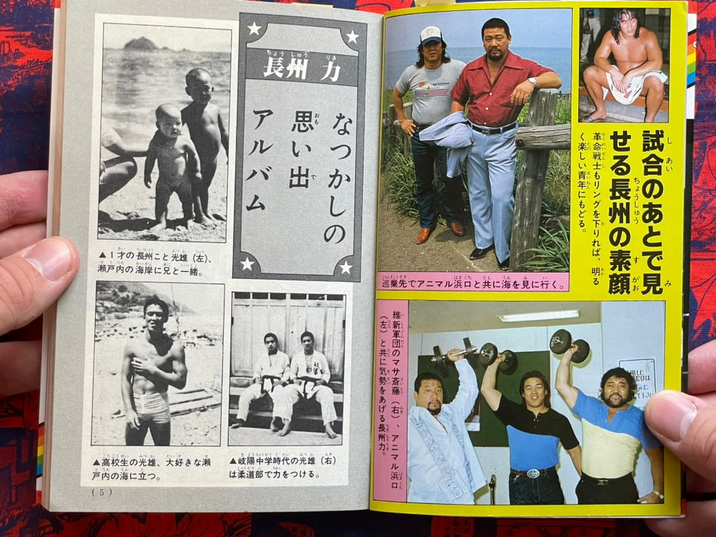Riki Choshu - True Story Manga by Ikeuchi Seiichi (1984)