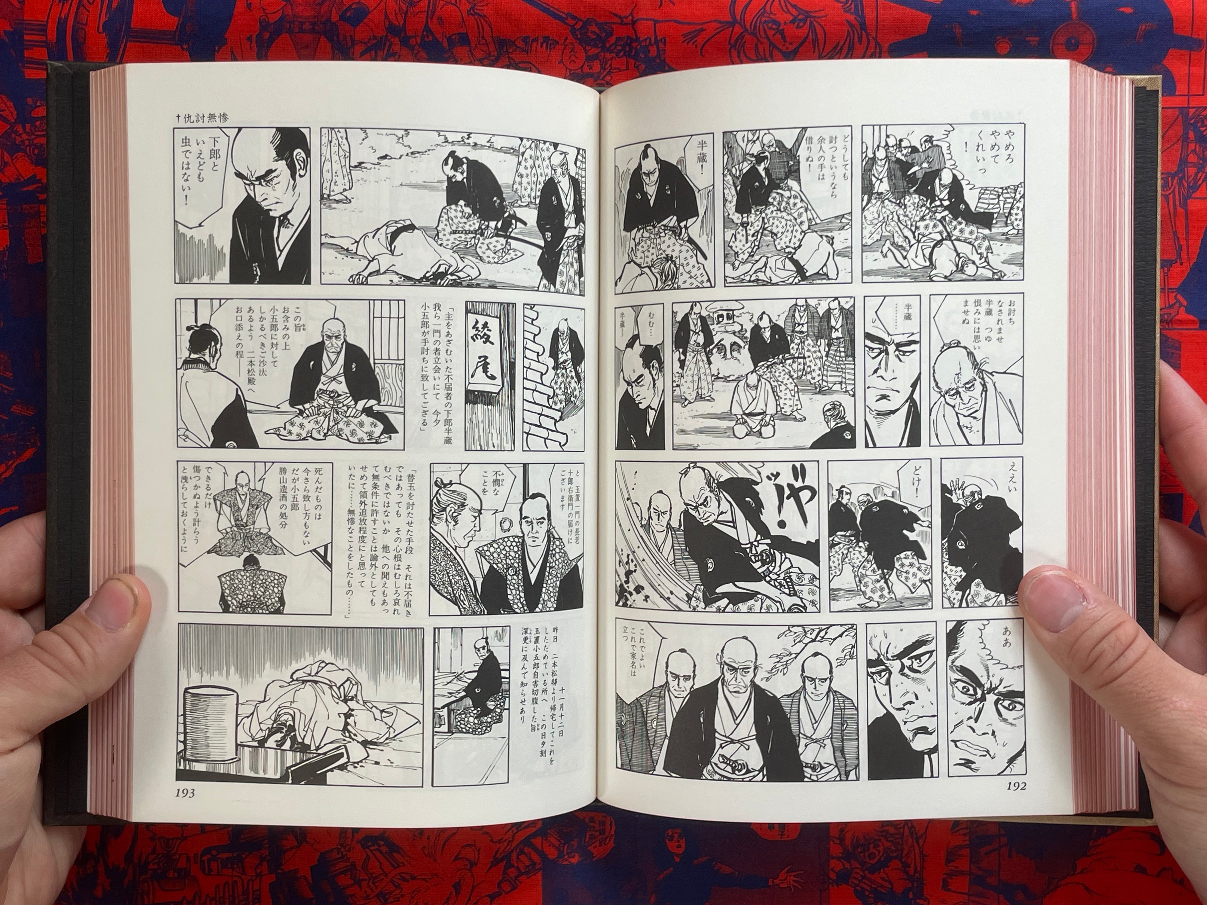 The Samurai Cruel Story - hardcover + slipcover by Hirata Hiroshi (1987)