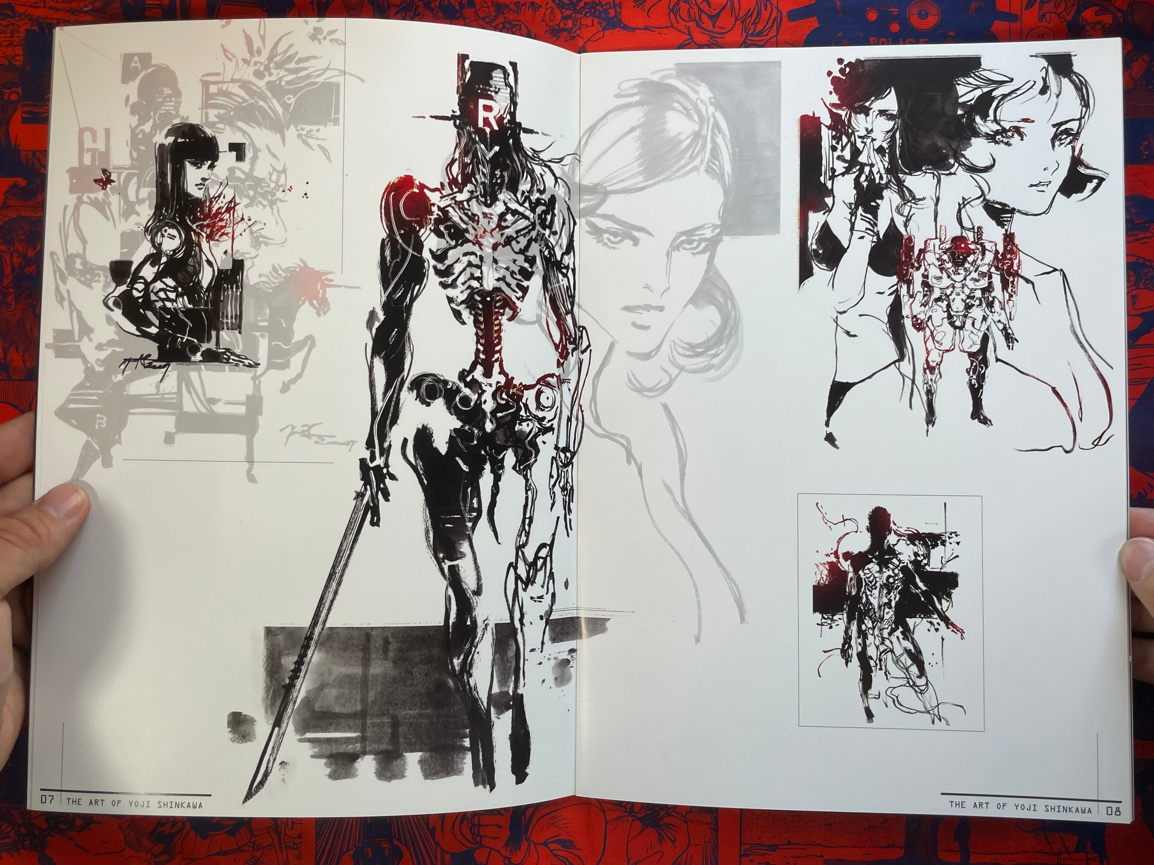 metal gear solid 5 artbook The Art of Yoji Shinkawa Sketch Book (2011) – Japan Book Hunter