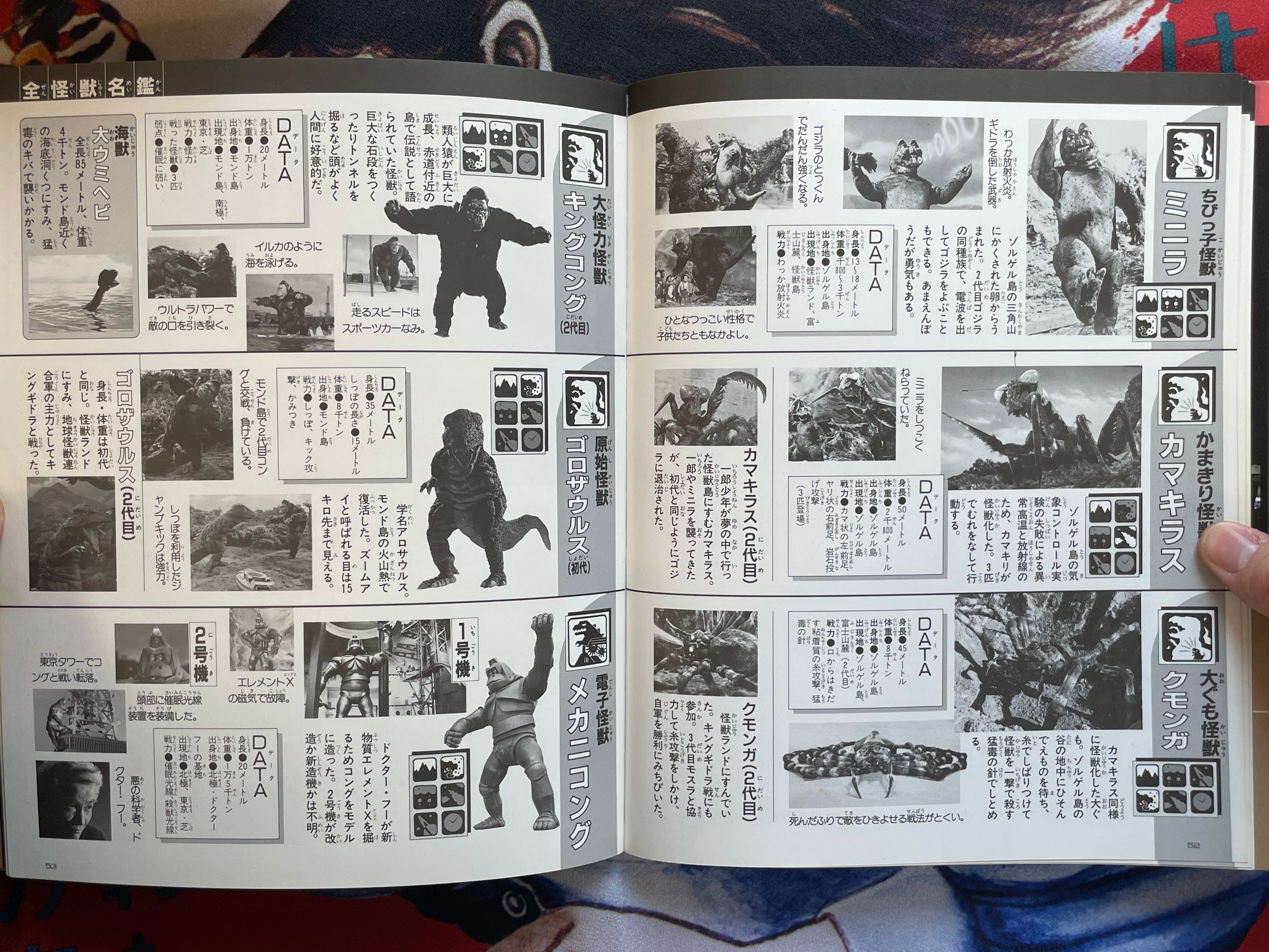 Godzilla Fierce Battle Super Guide Book by Uchusen Extra Edition Ultra Books (1992)-thumbmail-12