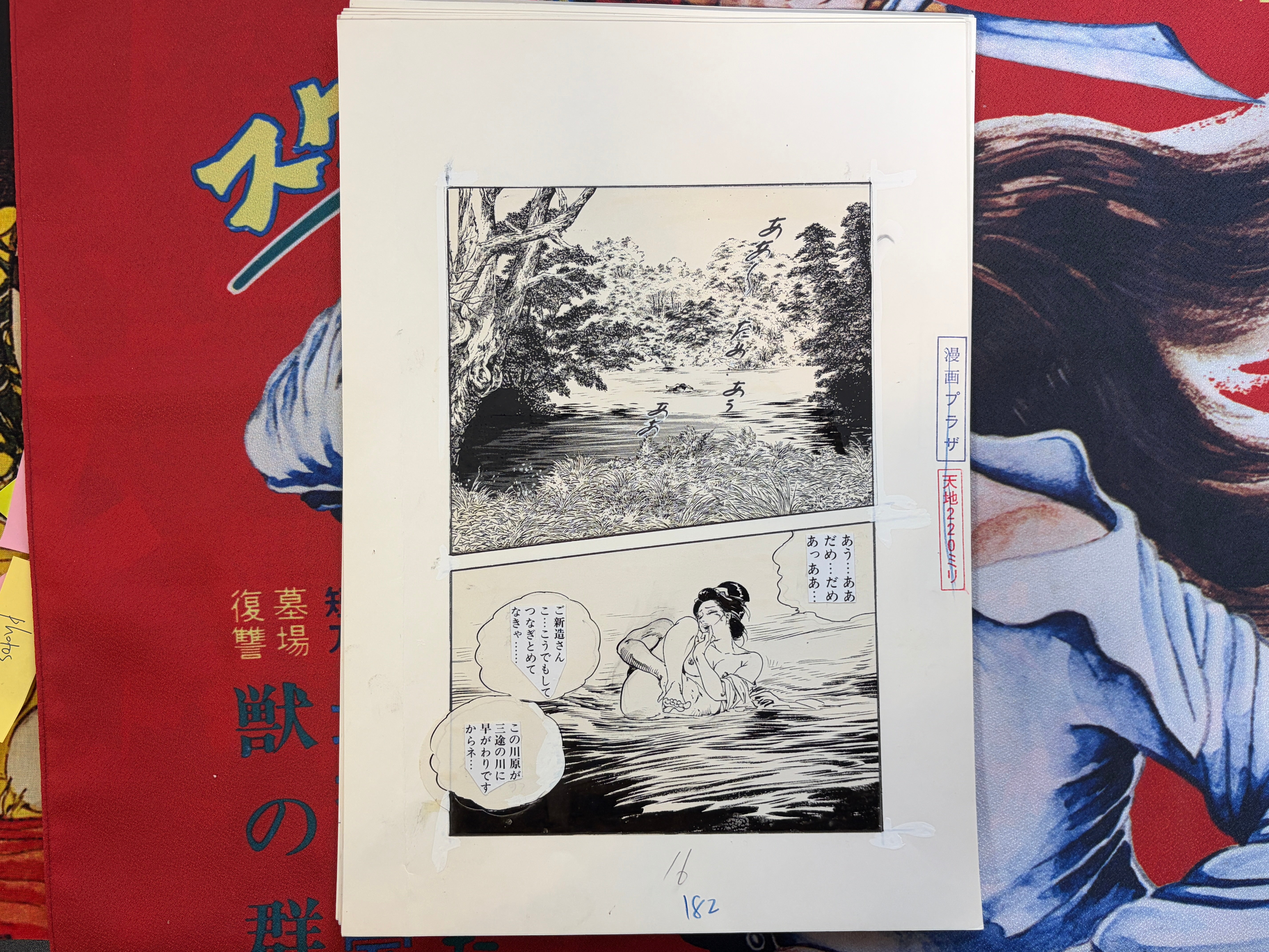 Ken Tsukikage Genga Artwork (Set of 22 Pages) - COE Included