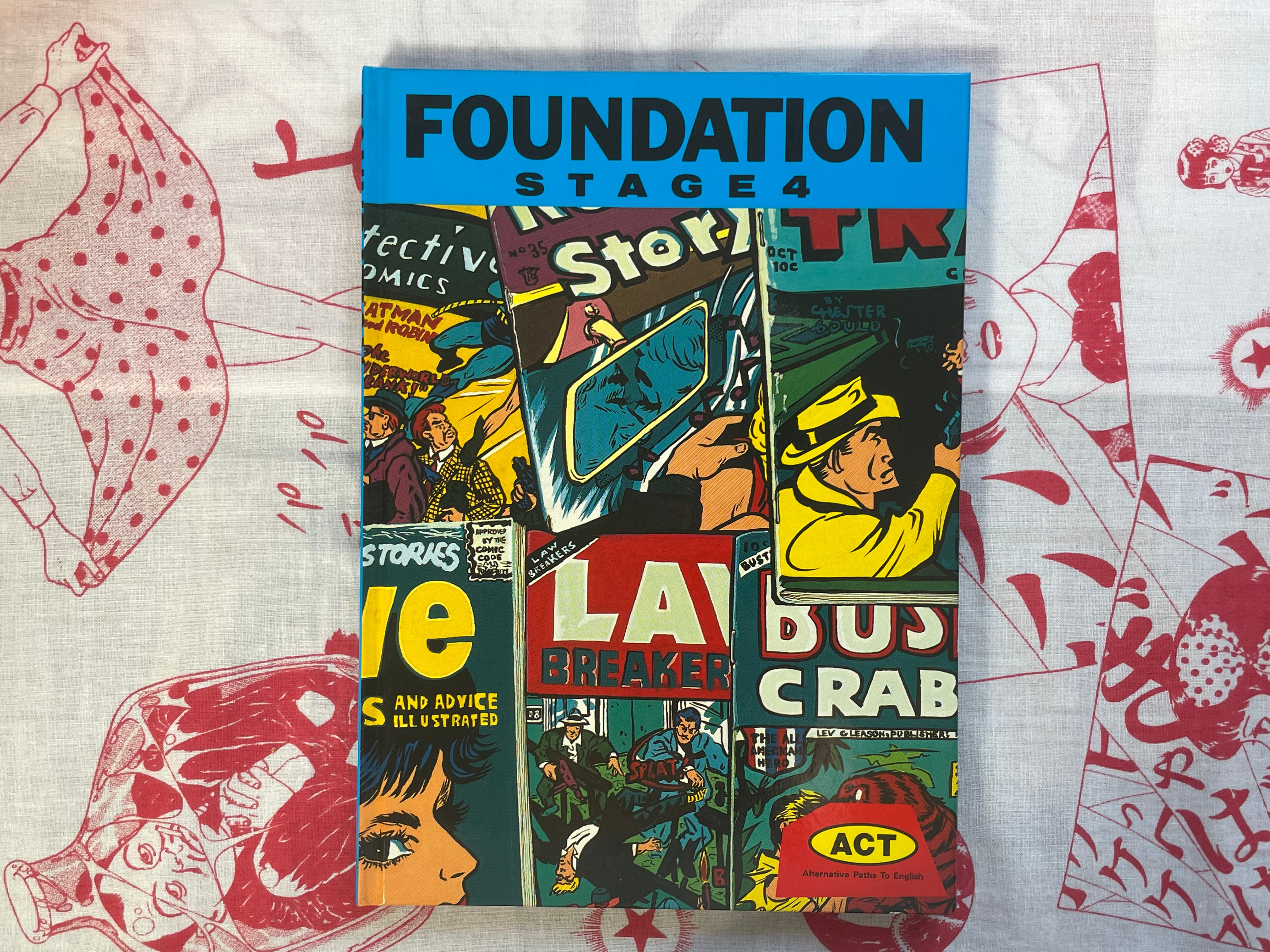 ACT Foundation English 1-4 Complete Set w/Hideru Tsuchiya Cover Art, Art by Kintaro Takahashi and Yoshio Fujiwara (1982)