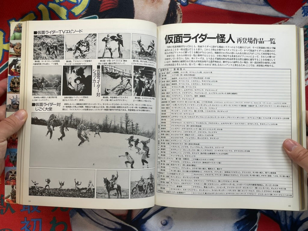 Kamen Rider Monster Encyclopedia by 15th Anniversary TV Magazine Special Edition (1986)-thumbmail-16