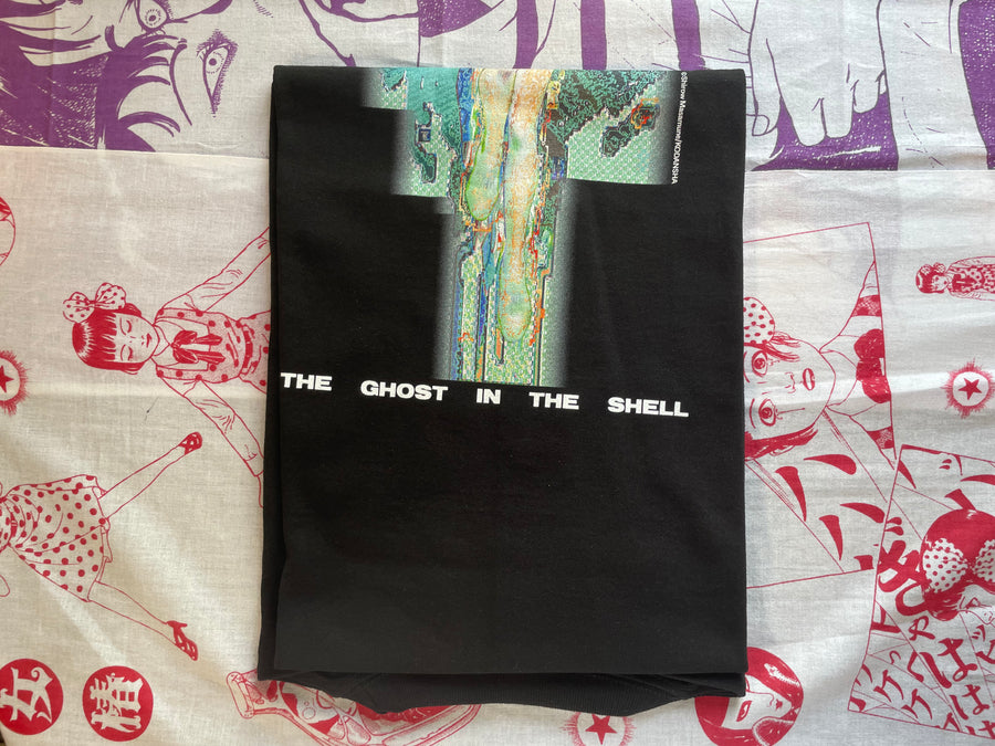 Ghost in the Shell Long Sleeve Black T-Shirt C - M
