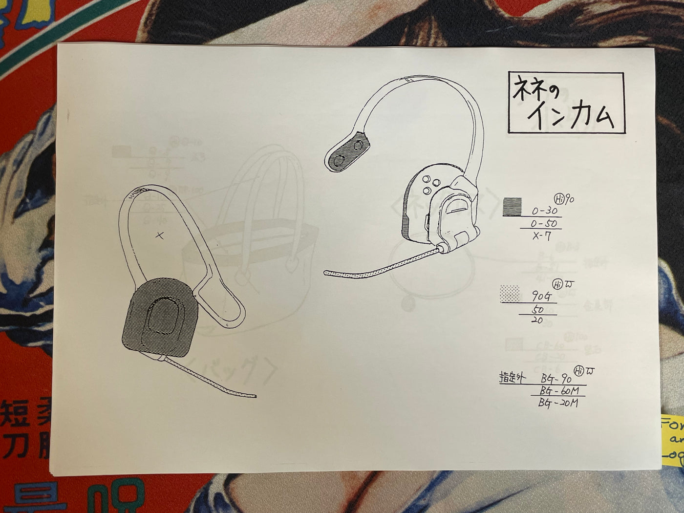 Bubblegum Crisis Tokyo 2040 Settei Shiryoshi Set of (62 Double-Sided Photocopies)