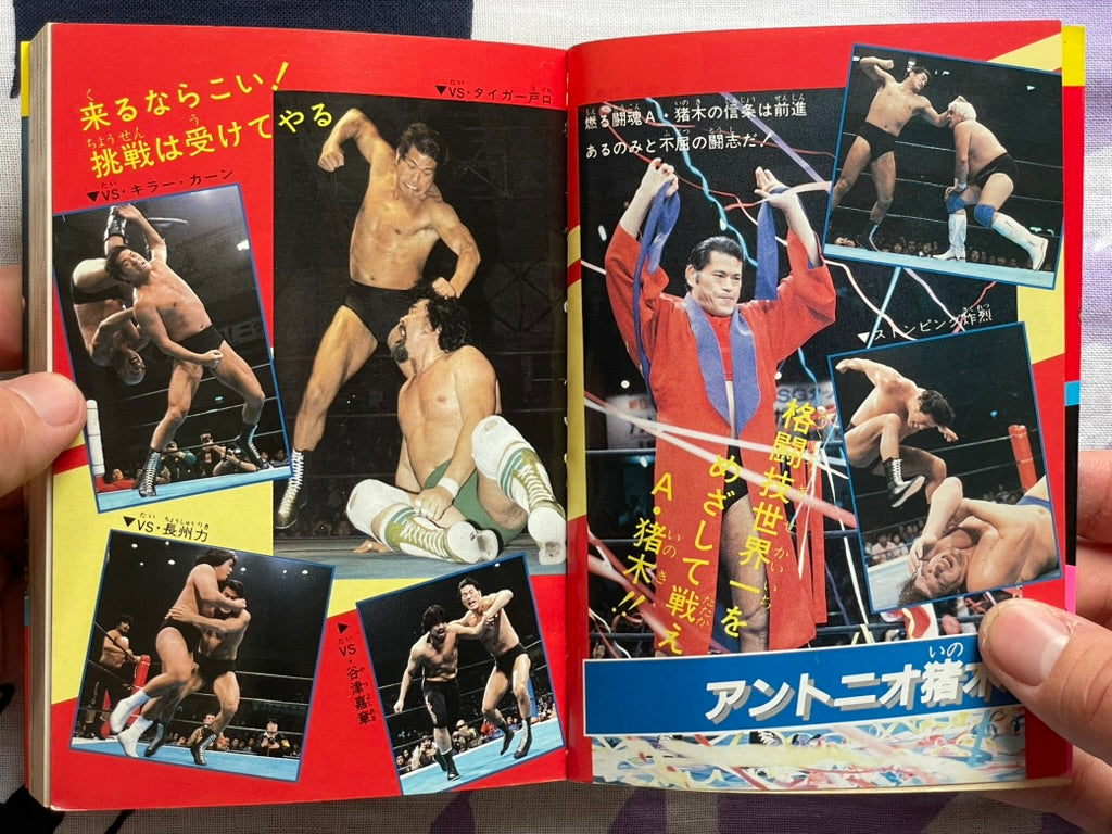 Pro Wrestling Everything All Together - Bunko Edition by Inoue Yoshihiro (1984)