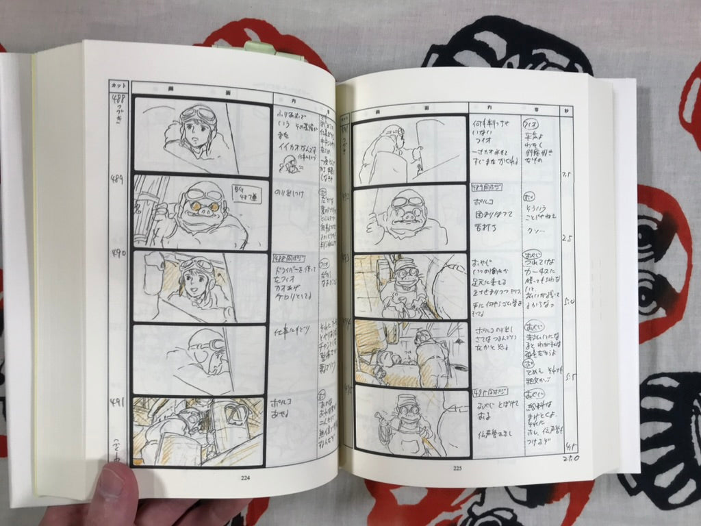 Porco Rosso Storyboards by Ghibli / Hayao Miyazaki (2001)