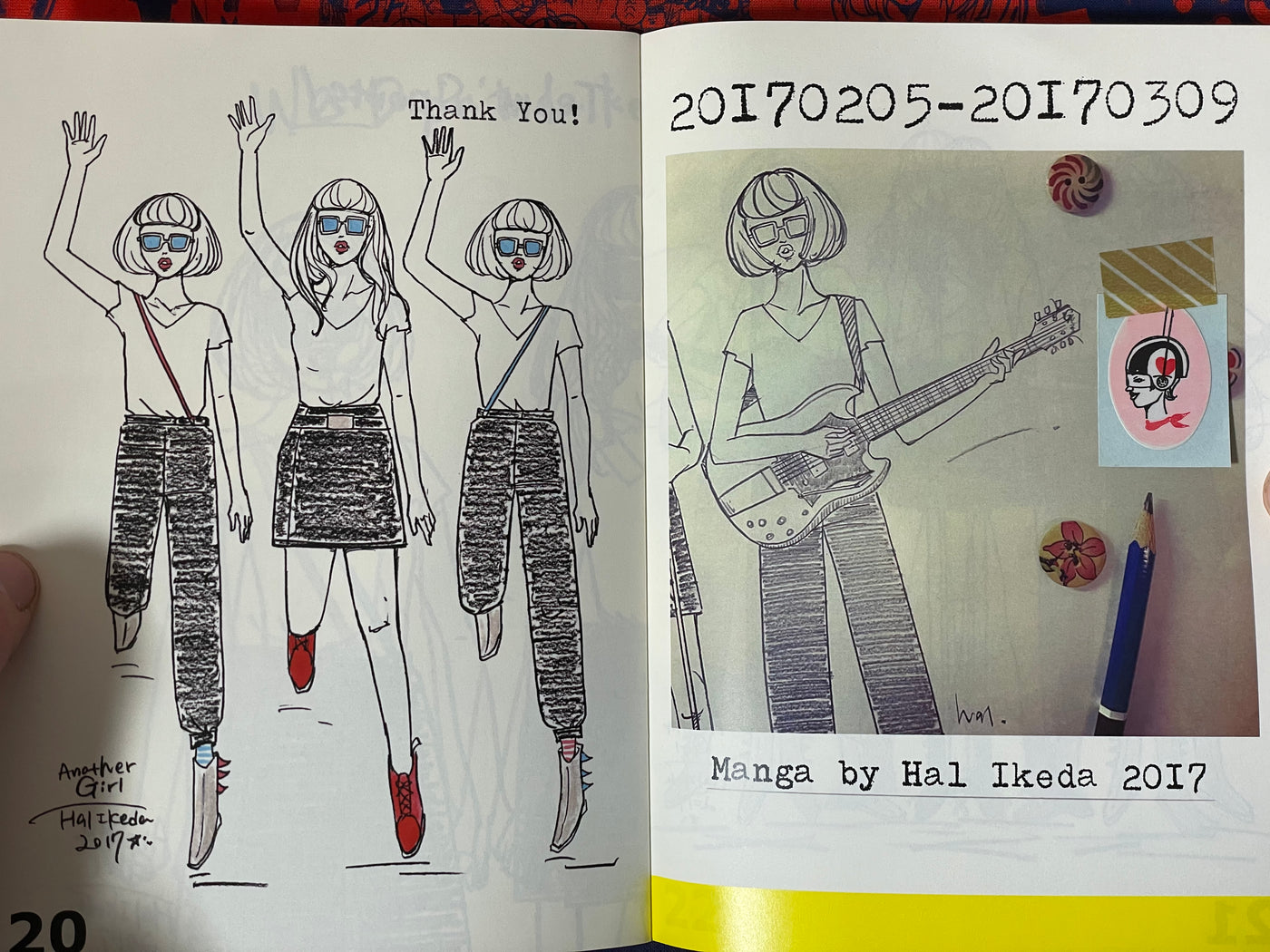 SIGNED Set of 3 Indy Doujinshi Manga #2 by Hal Ikeda