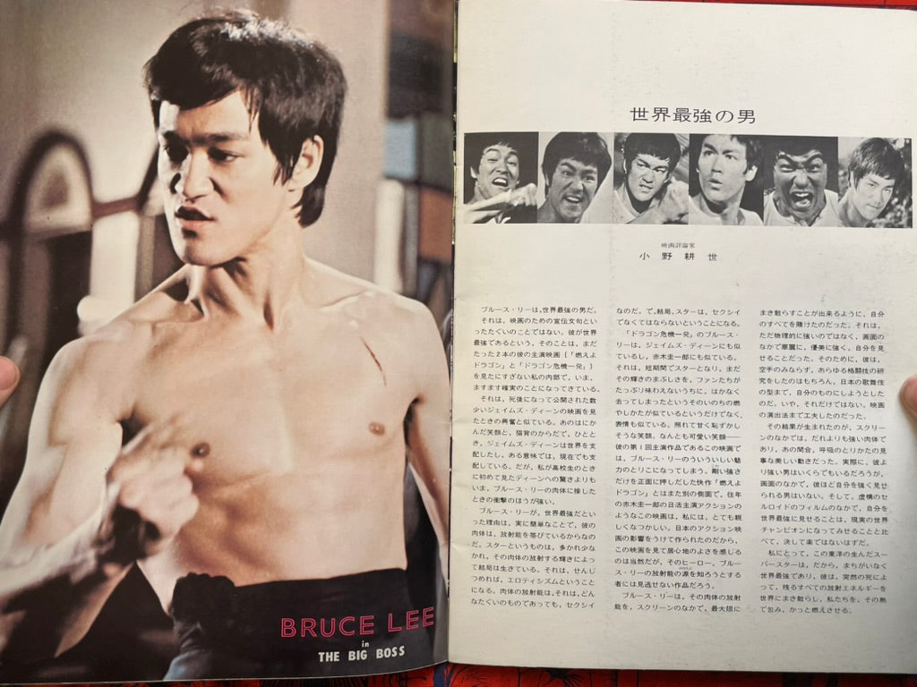 Bruce Lee The Big Boss Japanese Release Movie Pamphlet (1974)