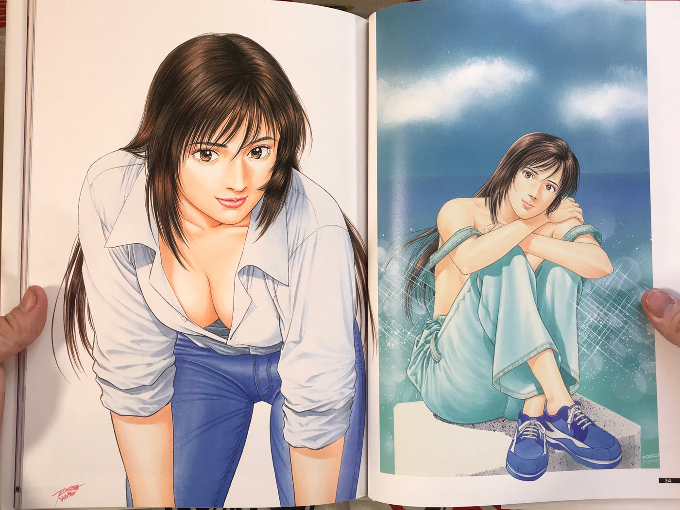 Hojo Tsukasa 20th Anniversary Illustrations (2000)