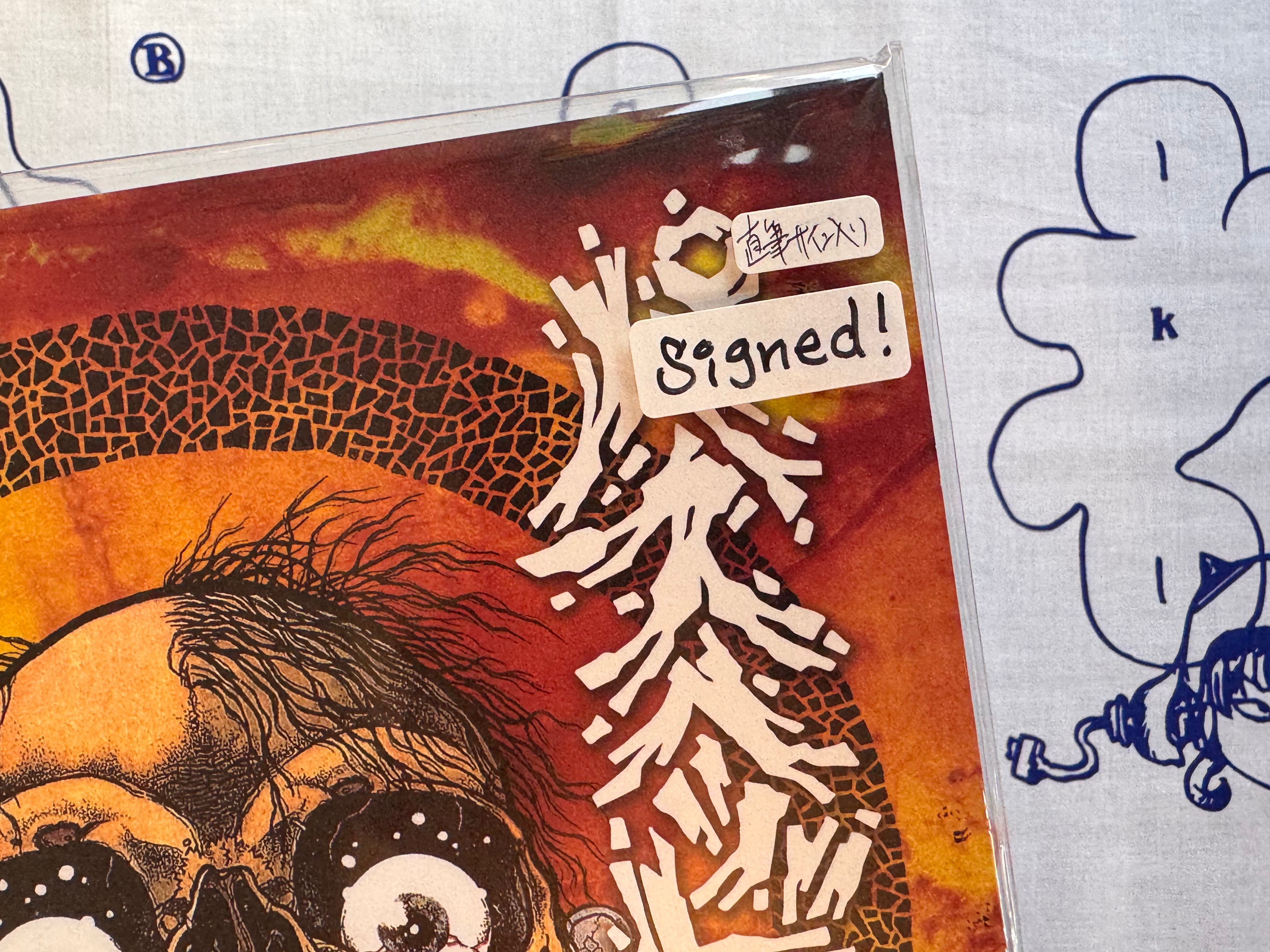 SIGNED HYPERSTOIC Curtain Rail (2026) by Pushead SEALED