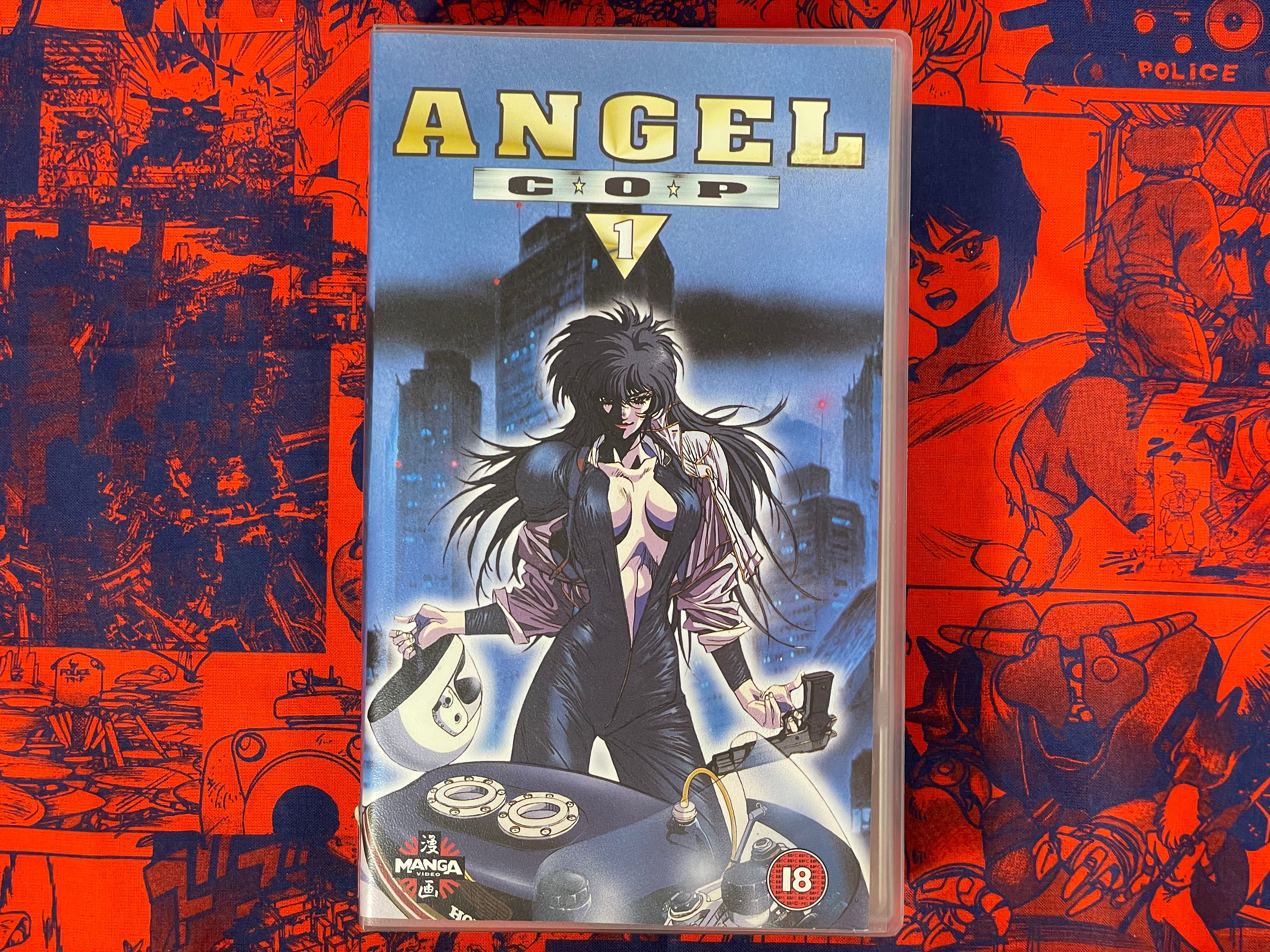 Angel Cop 1 & 6 VHS (PAL)