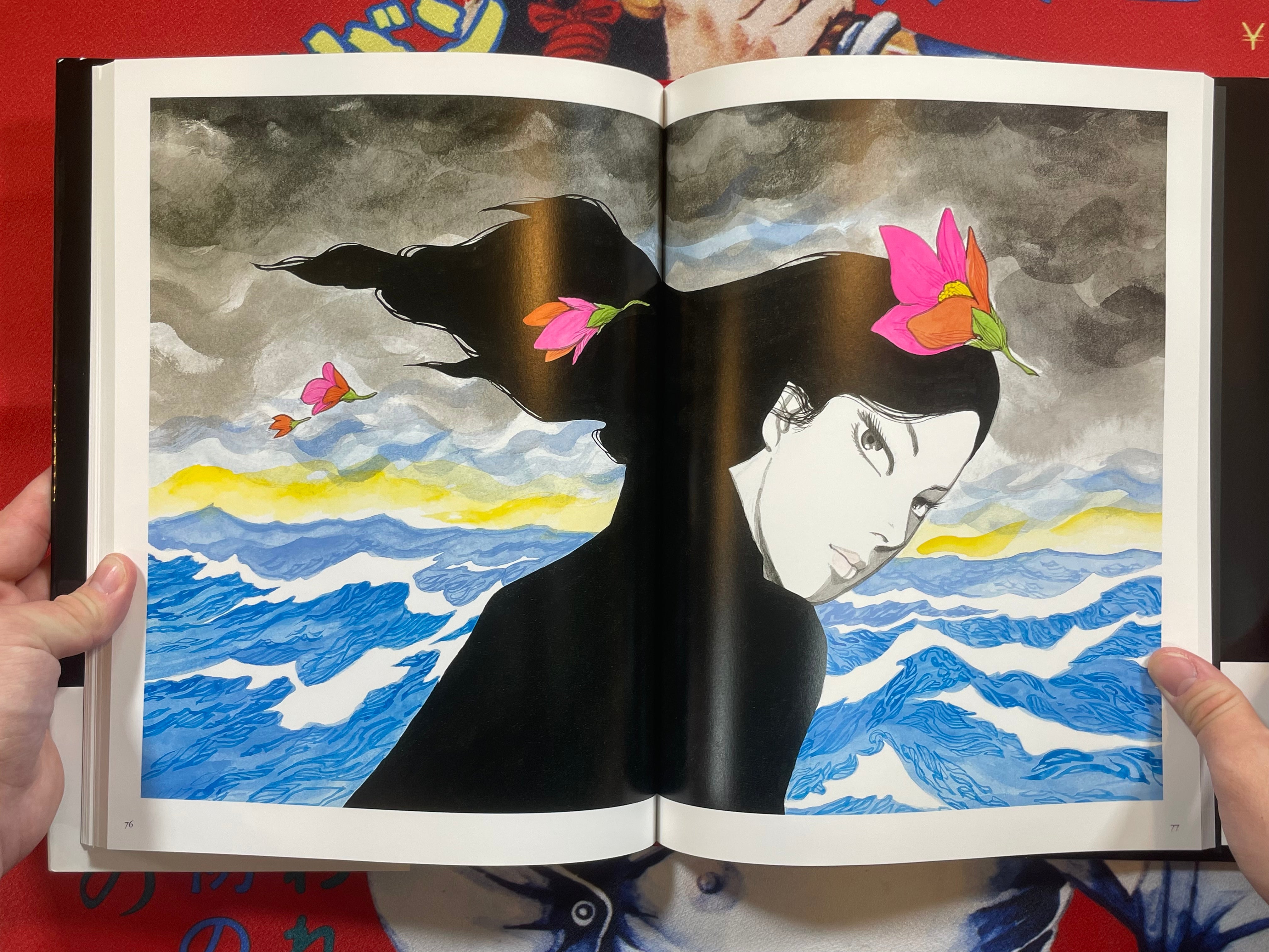 Beautiful Women Illustration Collection w/ Obi Intact by Kazuo Kamimura (2004)