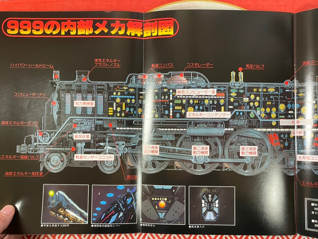 Two Movie Pamphlets: Farewell Galaxy Express 999 & Galaxy Express