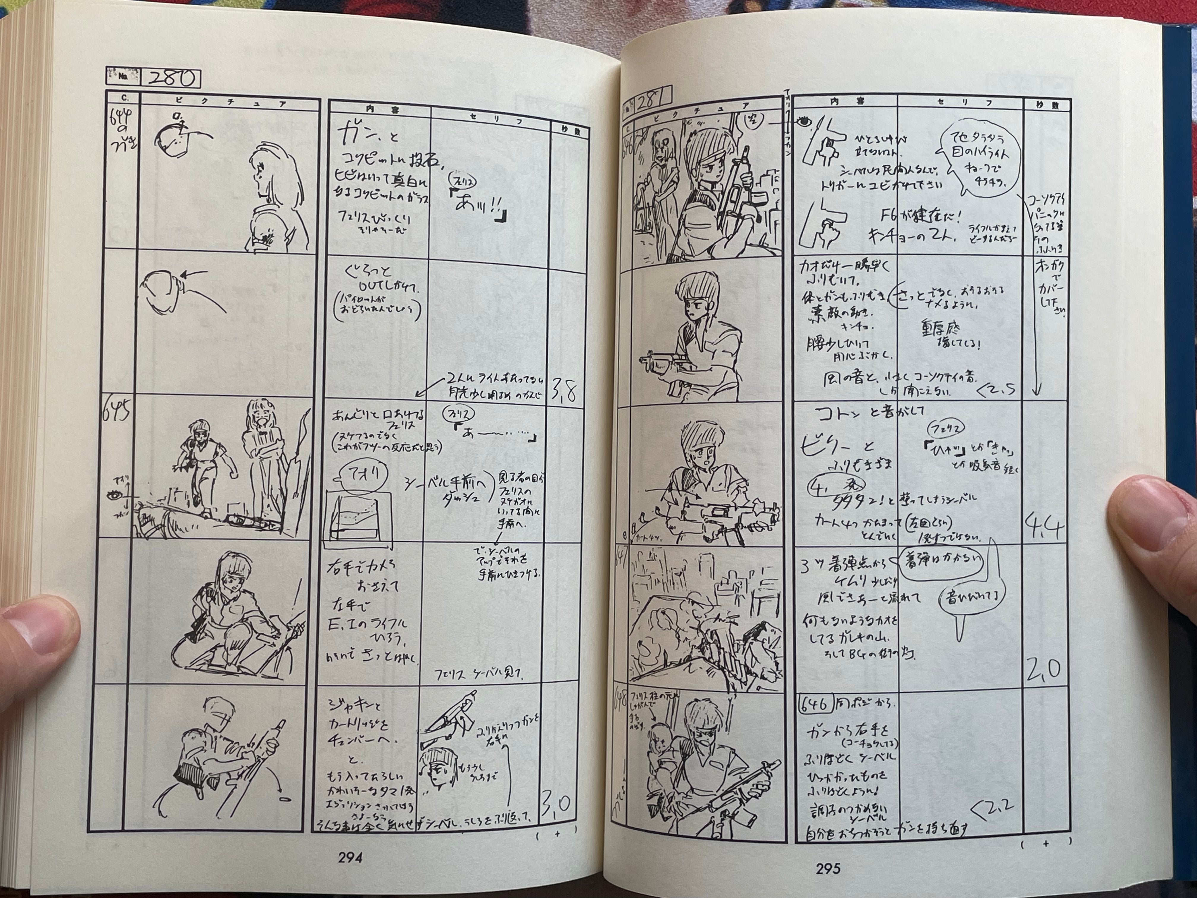 Black Magic M-66 Storyboards by Shirow Masamune (1992)