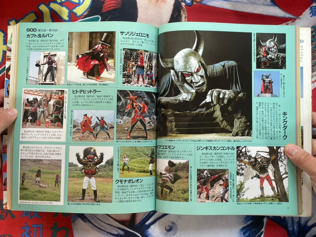 Kamen Rider Monster Encyclopedia by 15th Anniversary TV Magazine Special Edition (1986)-thumbmail-10