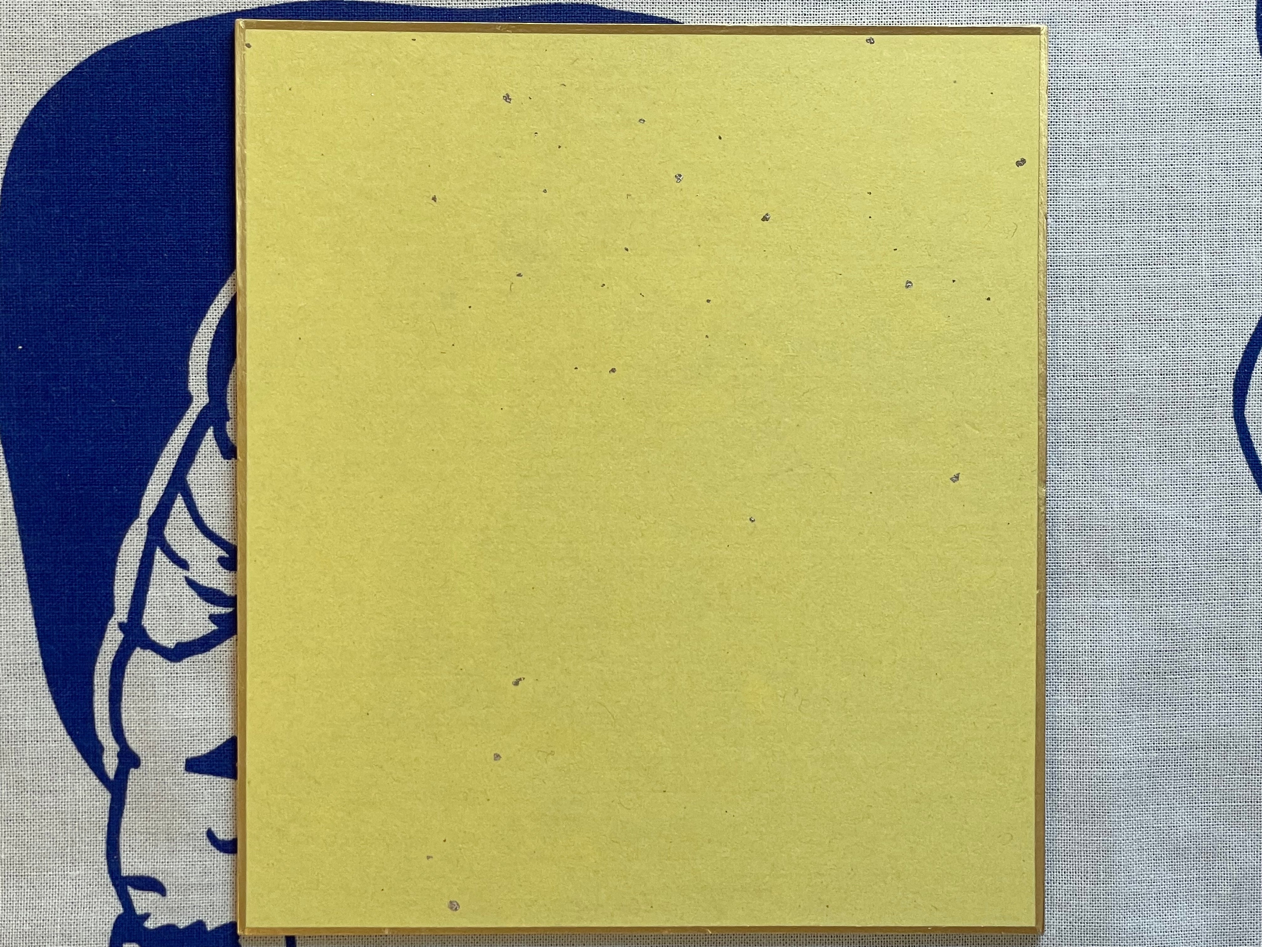 SIGNED Toshio Maeda Mini Shikishi Board "Waking up Next to an Octopus"