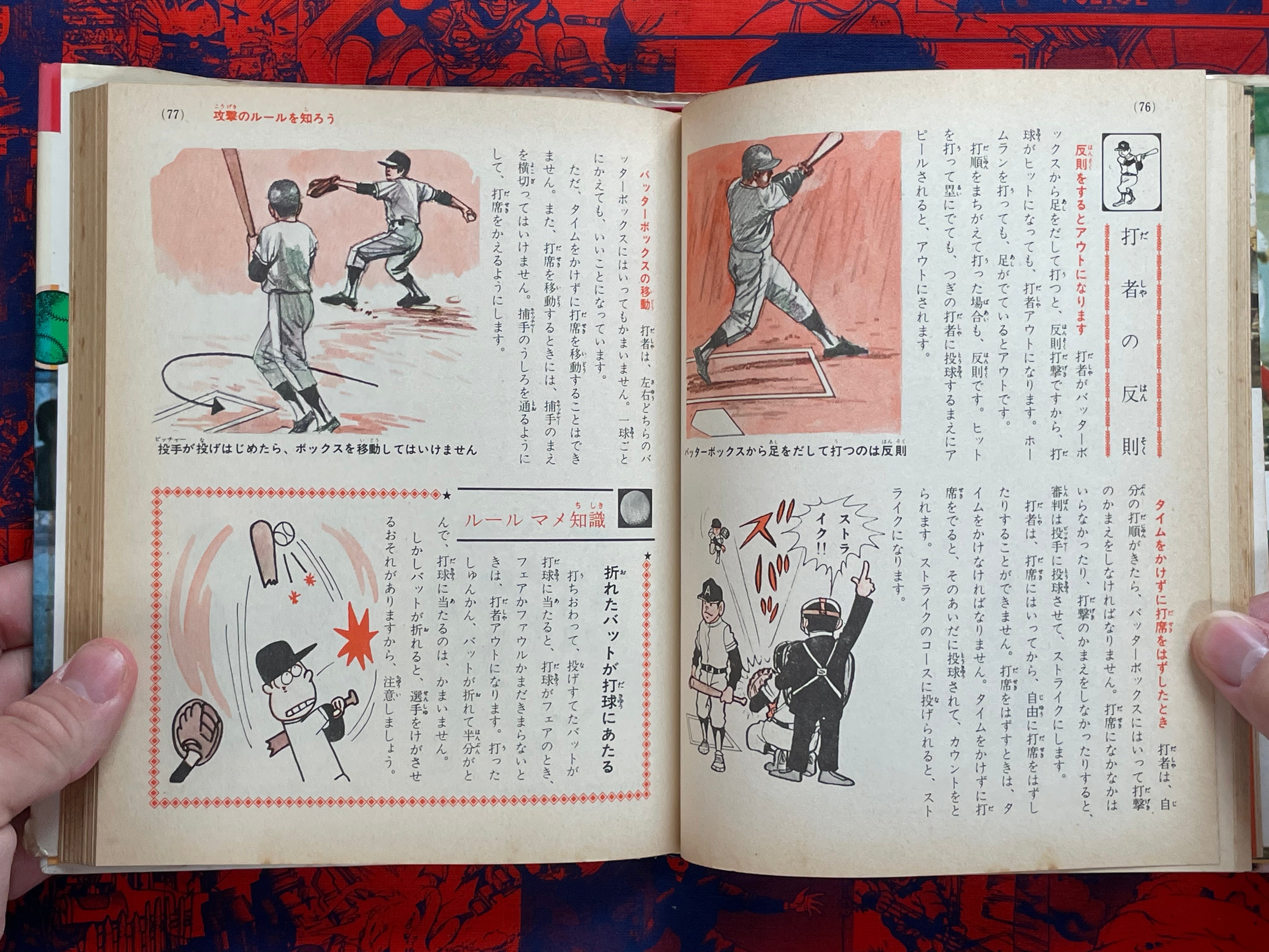Baseball Intro to Knowing the Rules - Hardcover by Sasaki Shinya (1971)
