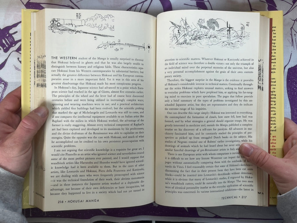 The Hokusai Sketch-Books - hardcover + slipcover by James A. Michener (1958)