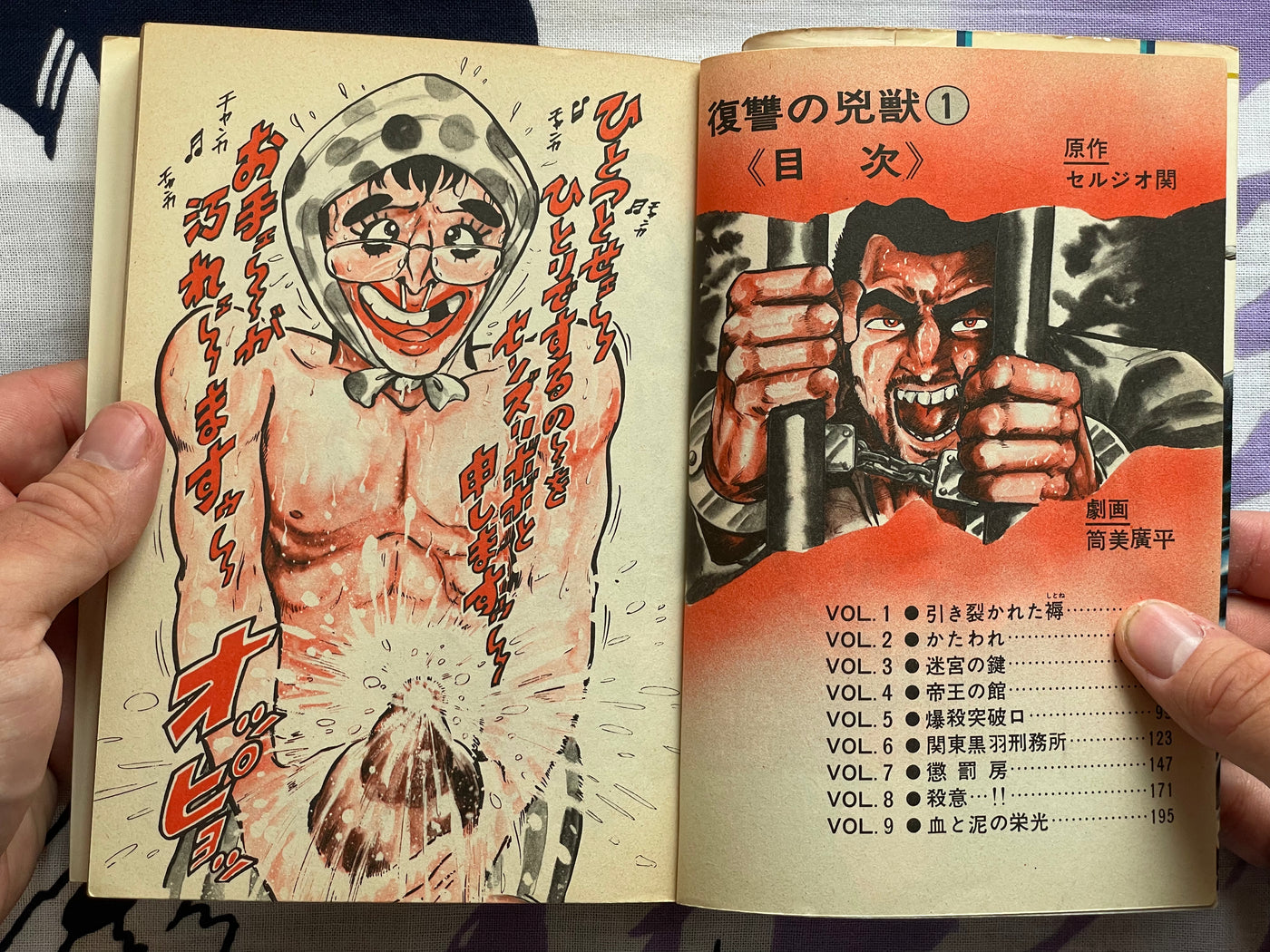 Wicked Beast's Revenge Full 1-6 Set by Kyohei Tsutsumi (1982)