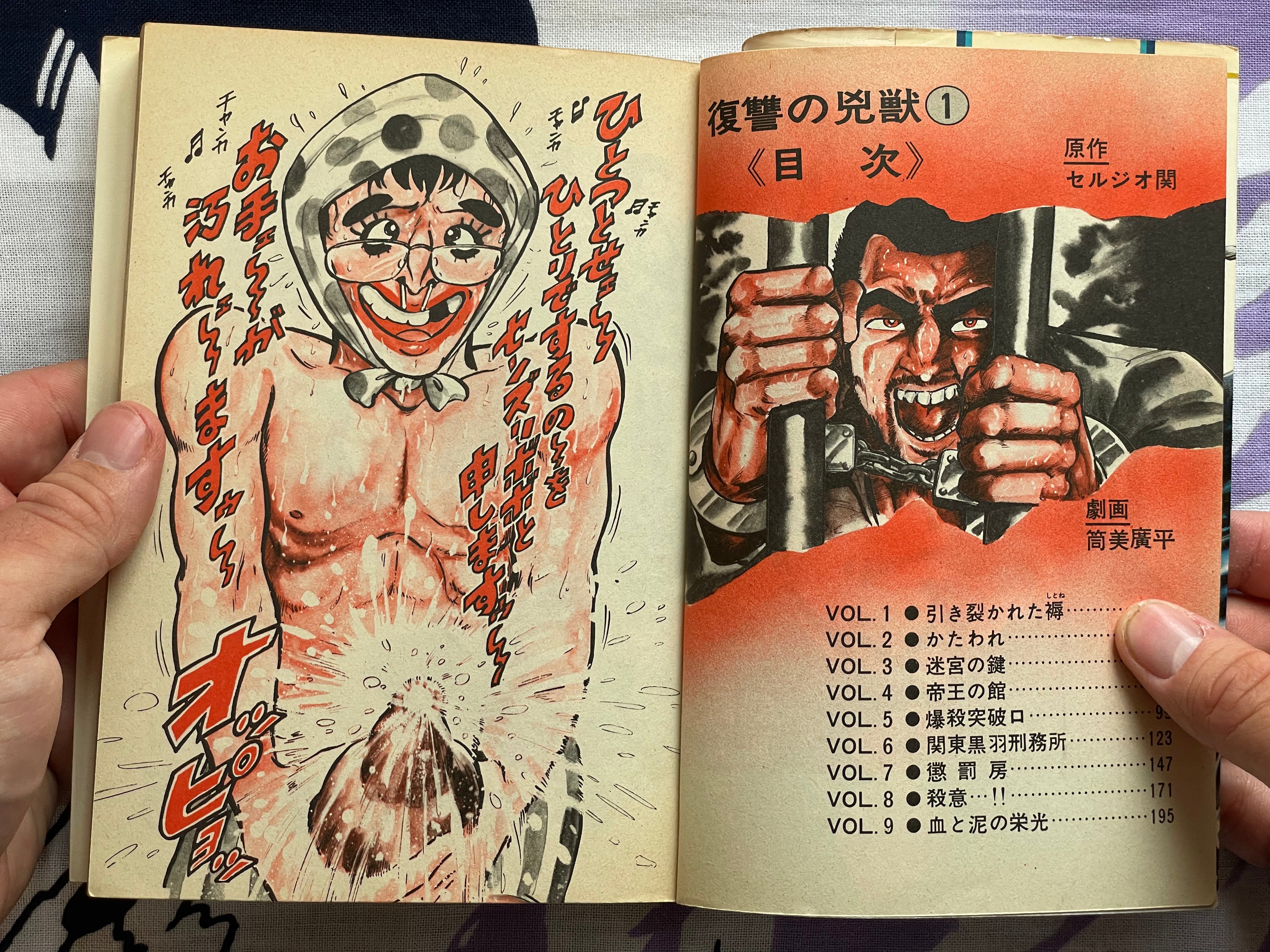 Wicked Beast's Revenge Full 1-6 Set by Kyohei Tsutsumi (1982)
