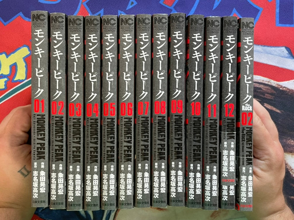 Monkey Peak by Koji Shinasaka & Akihiro Kumeta Vol. 1-12 + The Rock Vol. 2 (2017)