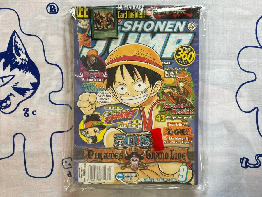 VIZ Shonen Jump September 2006, Vol. 4 UNOPENED w/Card Feat. 8 Manga! Naruto, Bleach, Slam Dunk, One Piece and MORE! (2006/9)