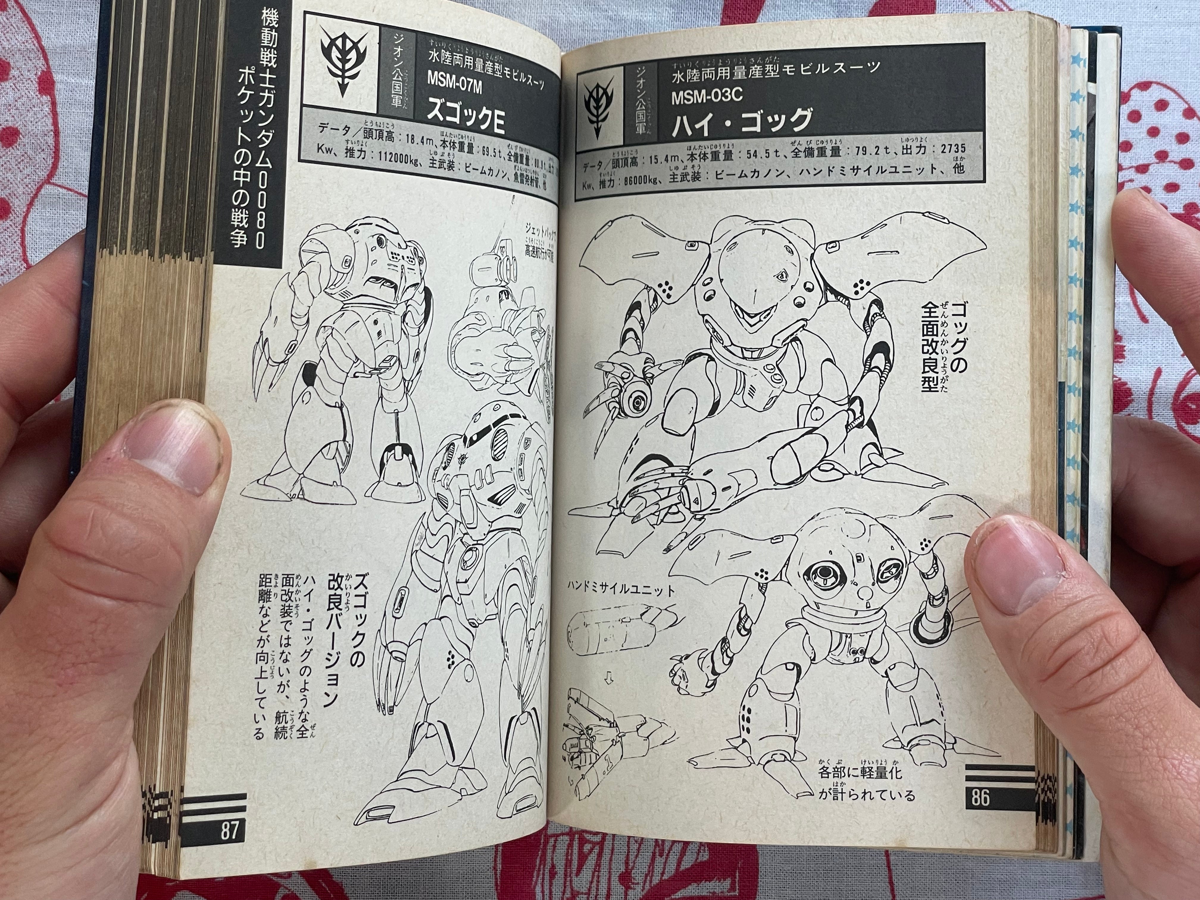 Mobile Suit Gundam Encyclopedia - bunko sized (1993)