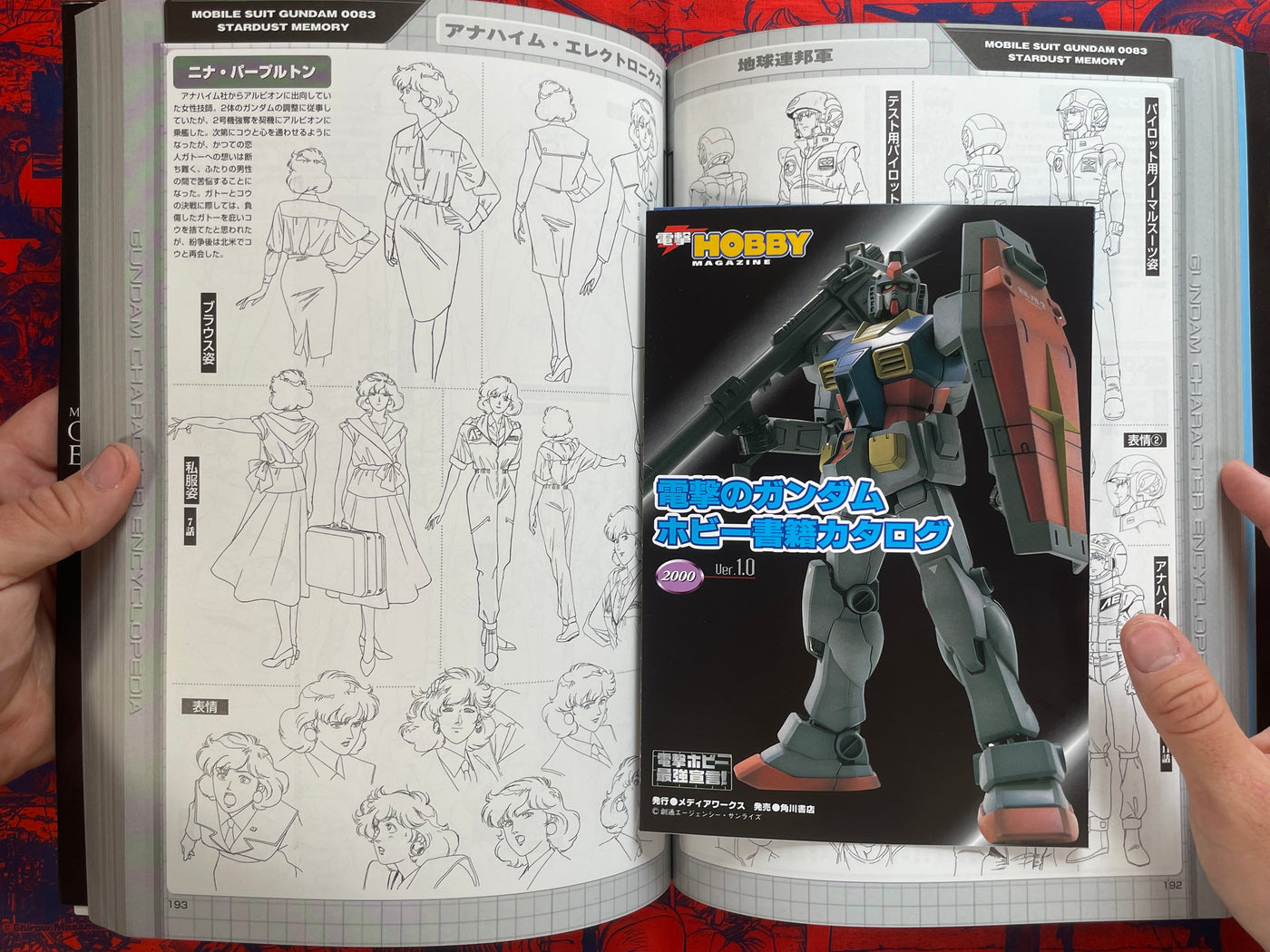 Mobile Suit Gundam Character Encyclopedia 2000 by Media Works (2000)